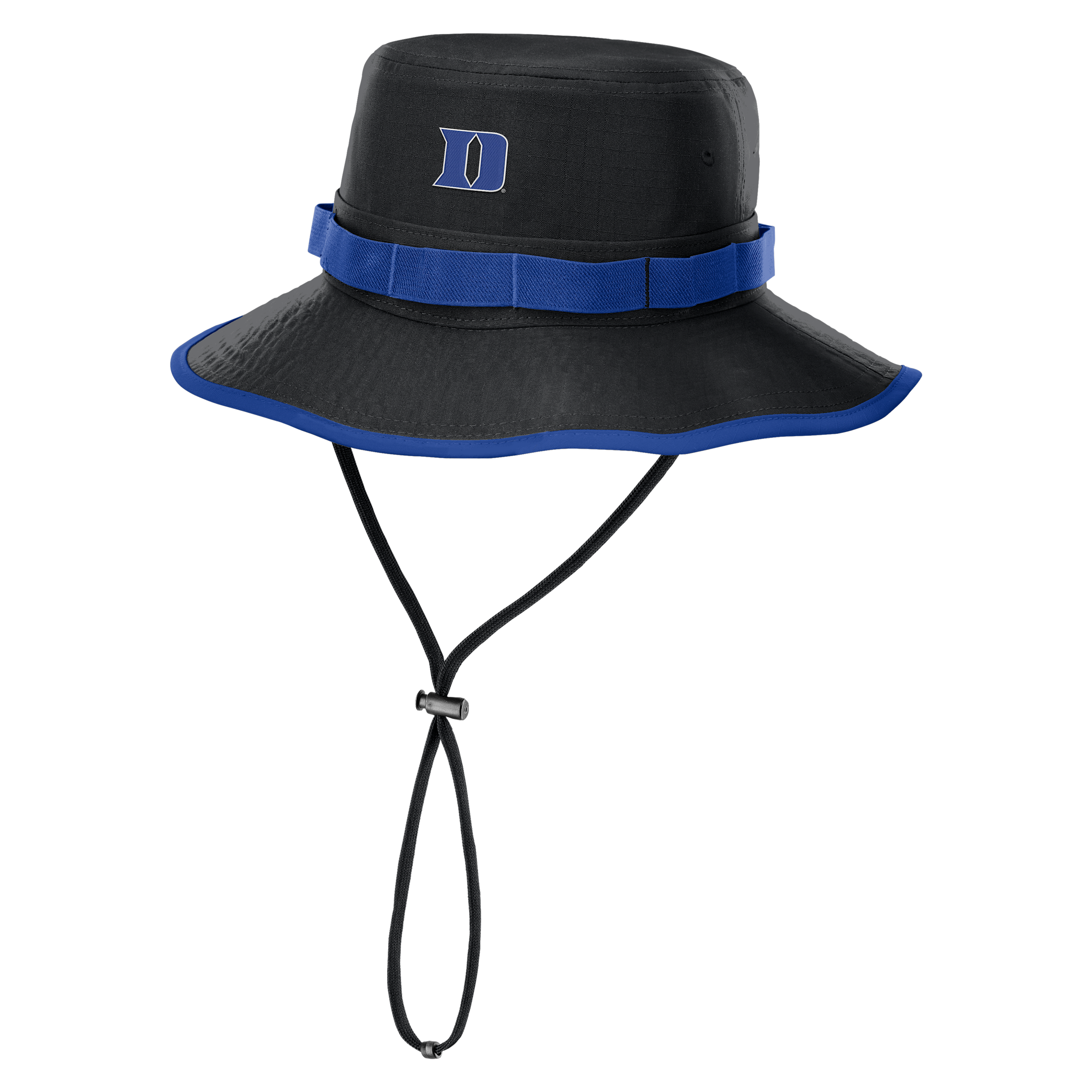 Duke Sideline Apex Boonie Nike Men's Dri-FIT College Bucket Hat in Black | NC1B08HZDU-Q2W