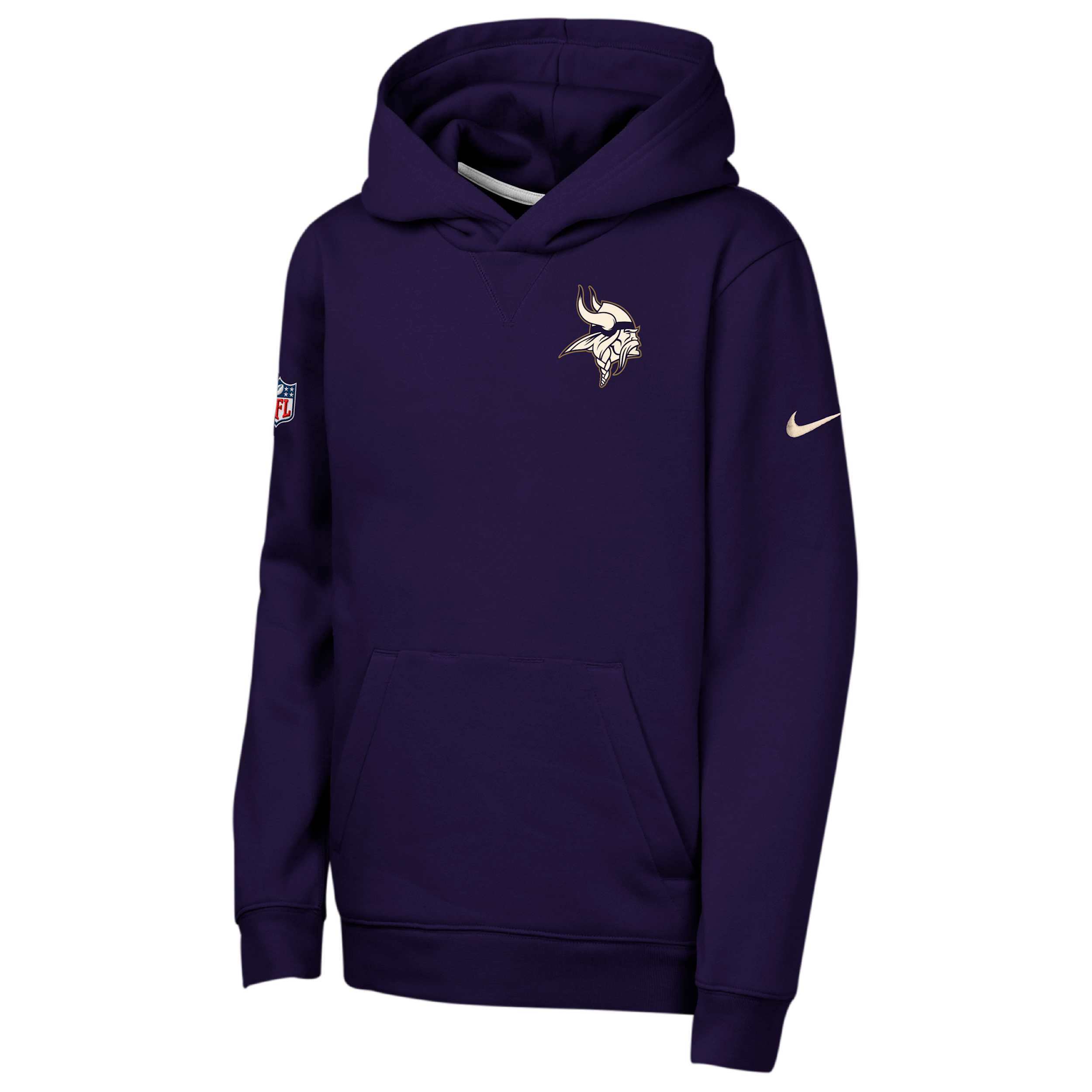 Minnesota Vikings Rivalries Collection Sideline Club Big Kids' Nike NFL Pullover Hoodie in Purple | Z1B7NFSSVIK-000