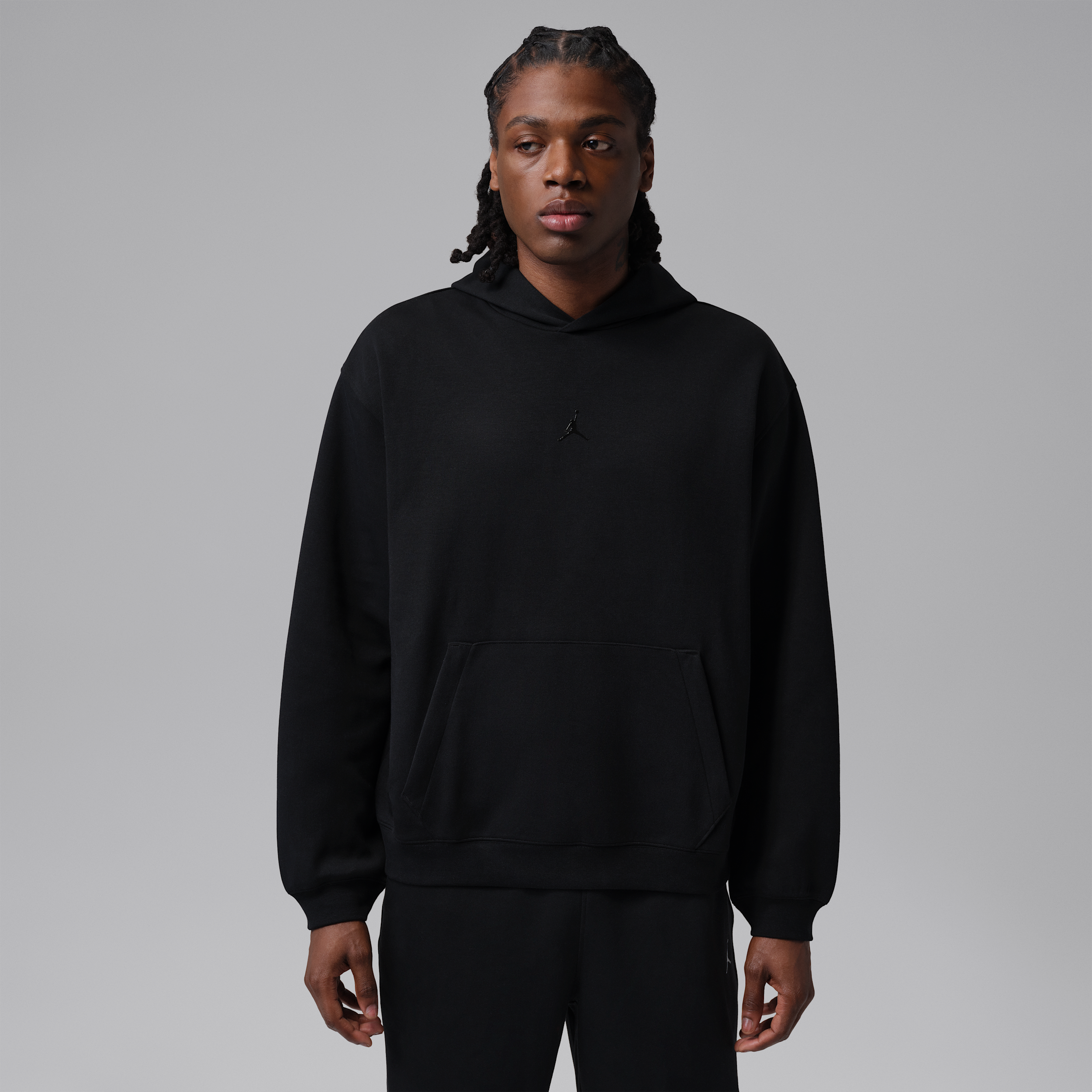 Men's Jordan Sport Hoop Fleece Pullover Hoodie in Black | IM7551-010