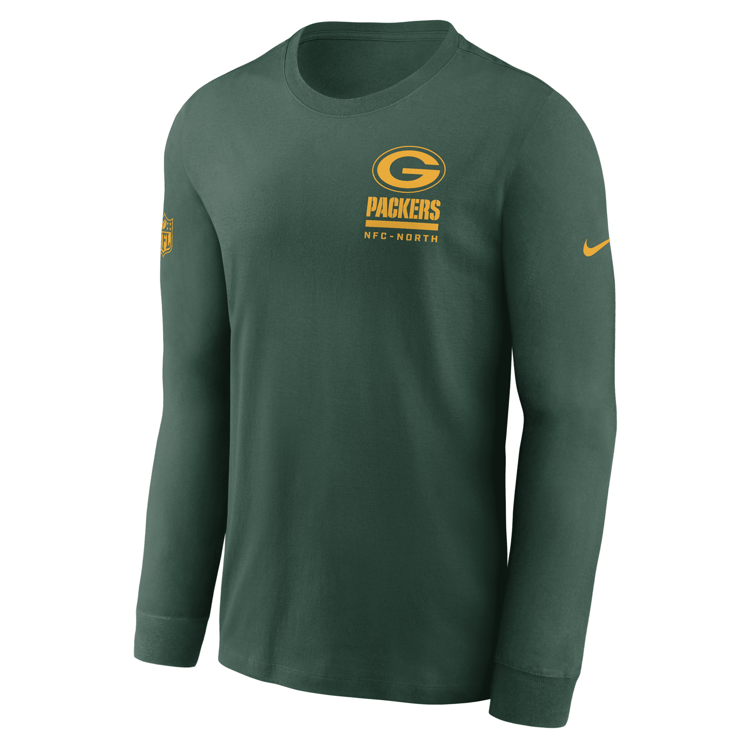 Nike Green Bay Packers Sideline Team Issue  Men's Dri-fit Nfl Long-sleeve T-shirt In Green