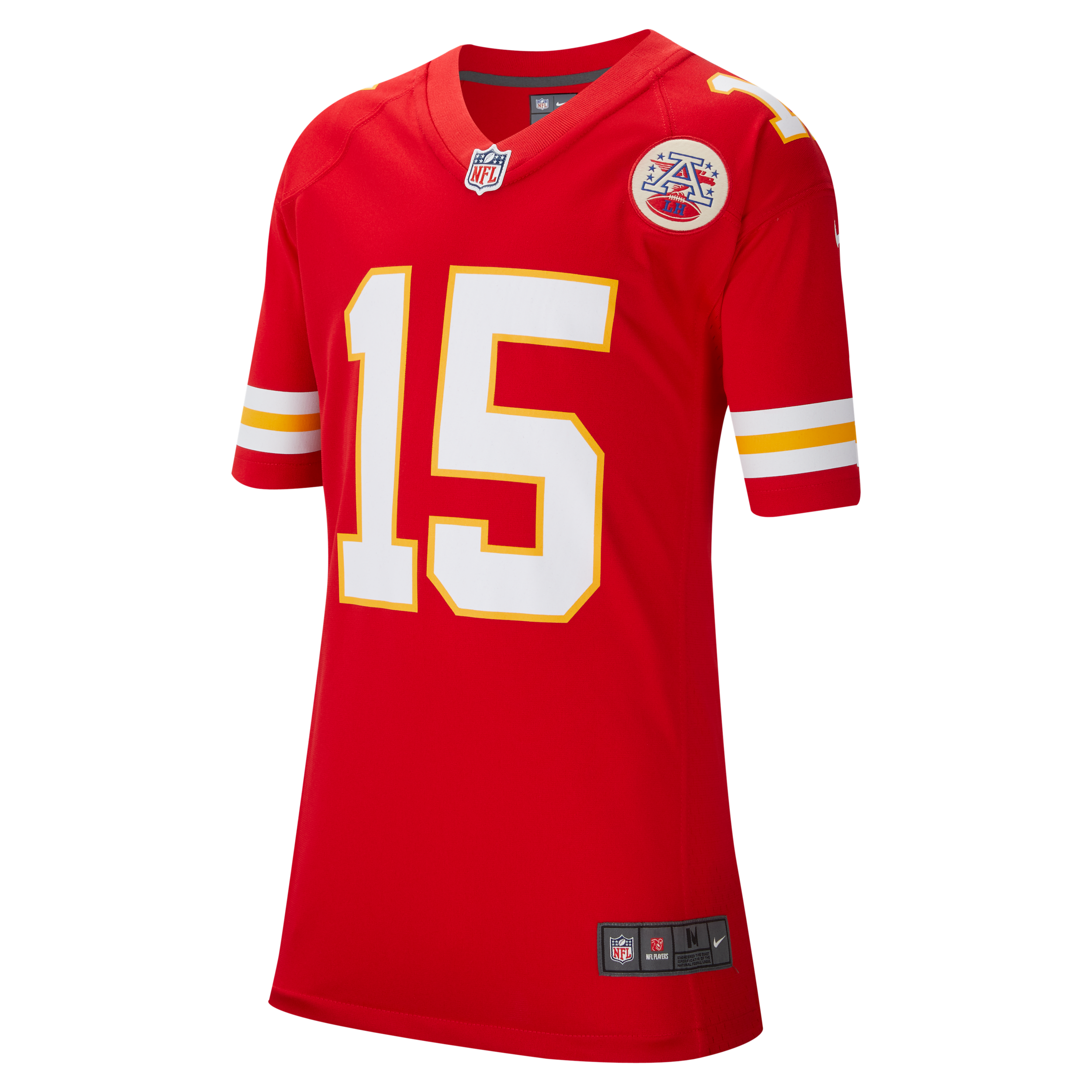 Nike NFL Kansas City Chiefs (Patrick Mahomes) Big Kids' Game Football Jersey in Red | 9Z1B7N1P9-CH7