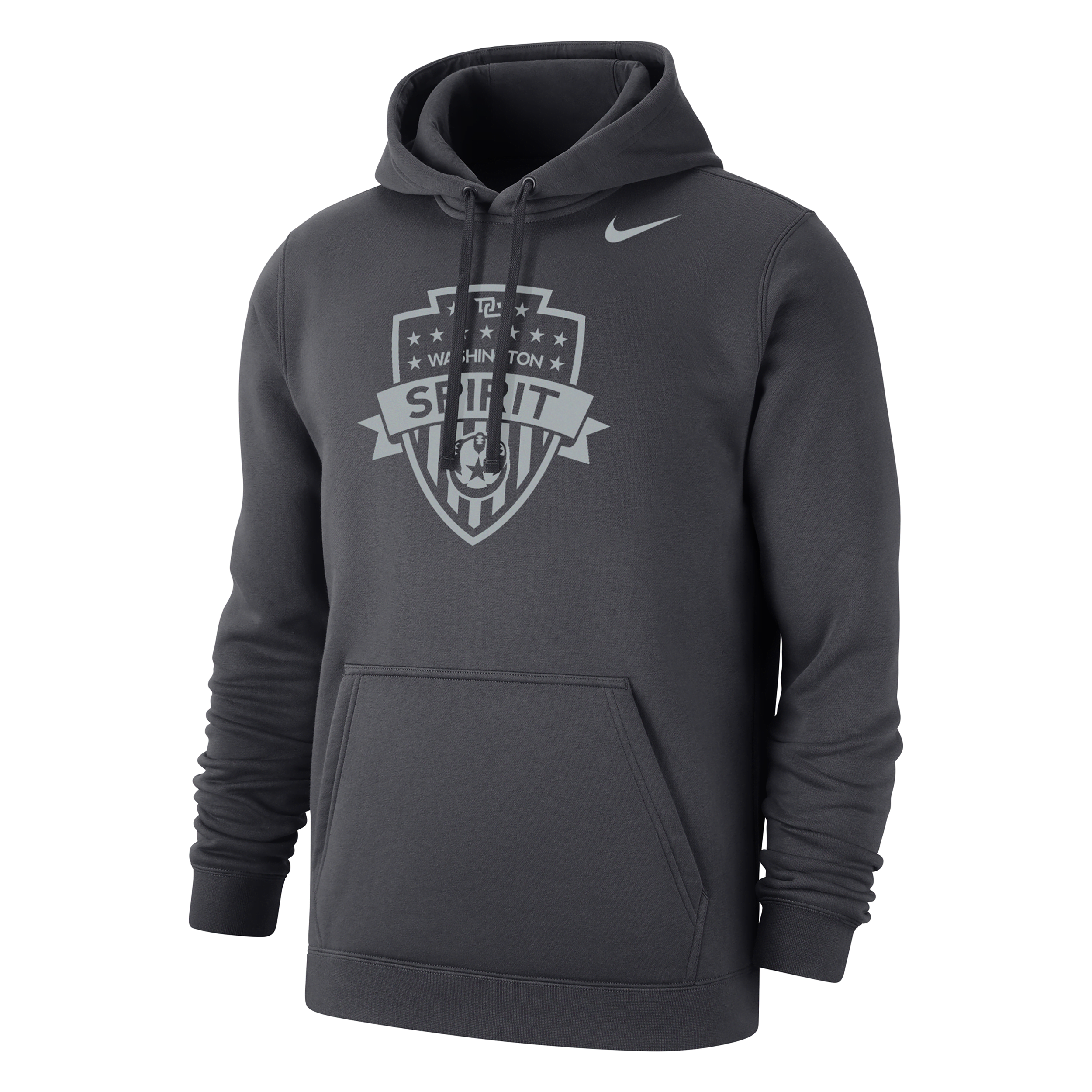 Nike Washington Spirit Club Fleece  Men's Soccer Hoodie In Grey