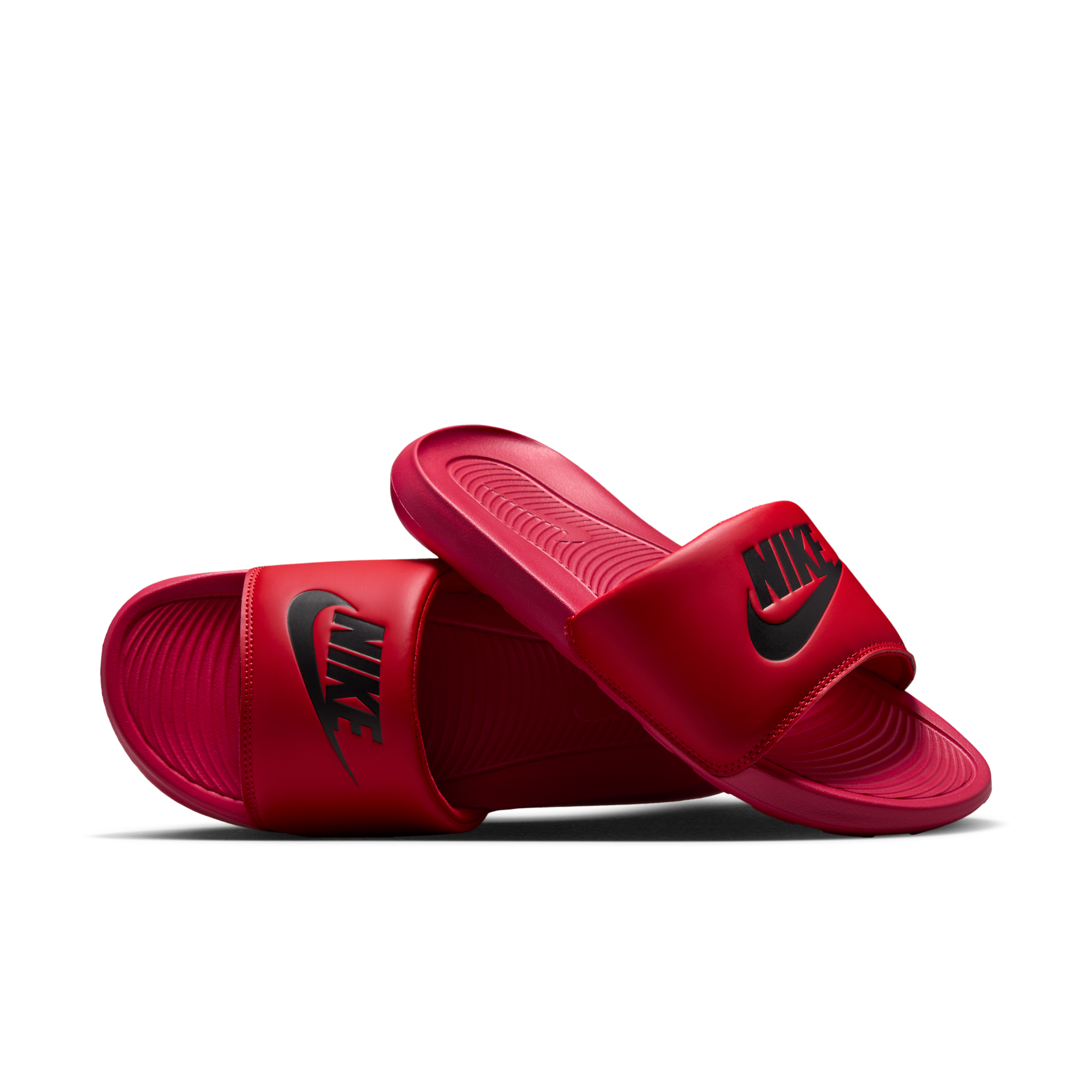 Nike Men's Victori One Slides in Red | CN9675-600