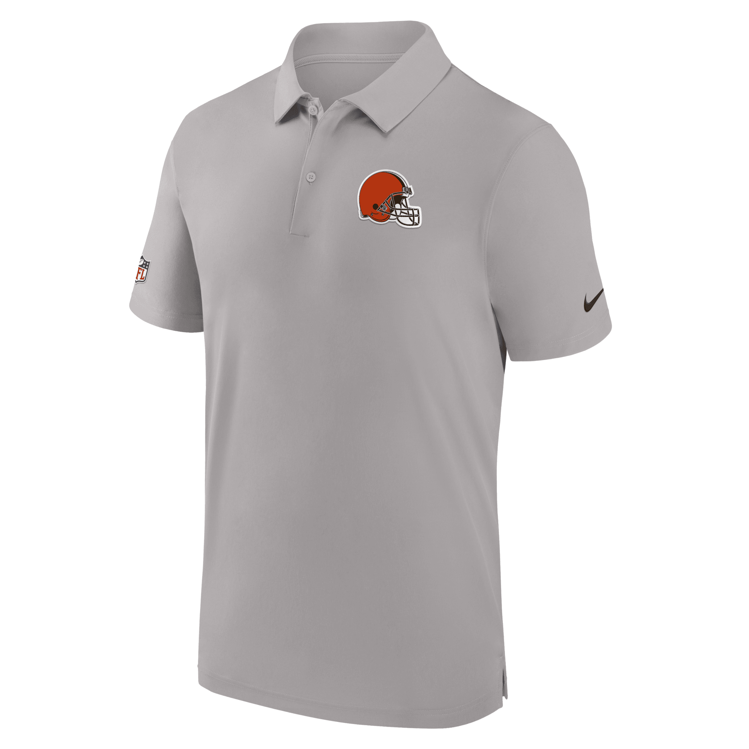 Shop Nike Cleveland Browns Sideline Coach Menâs  Men's Dri-fit Nfl Polo In Grey