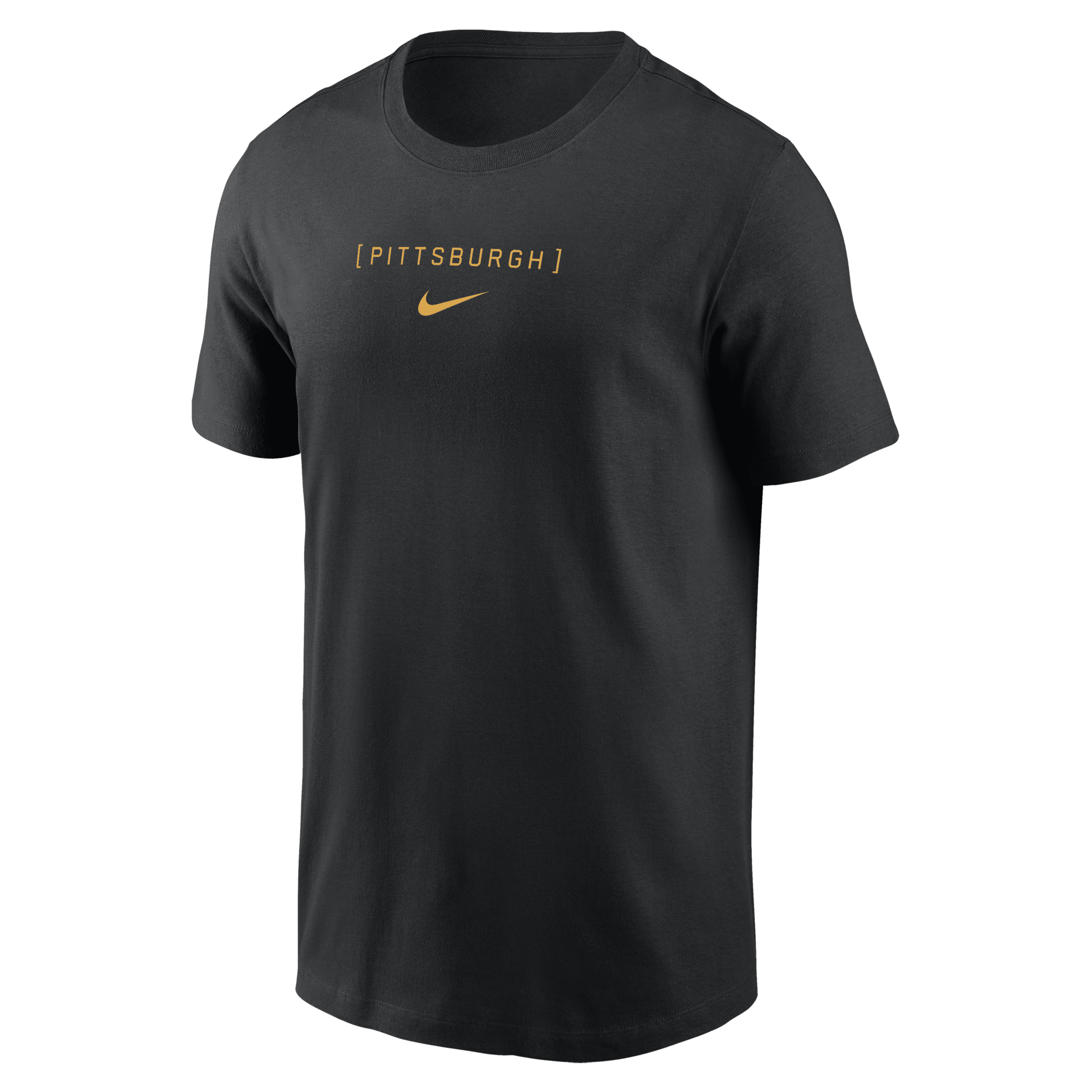 Nike Pittsburgh Pirates Large Logo Back Stack  Men's Mlb T-shirt In Black