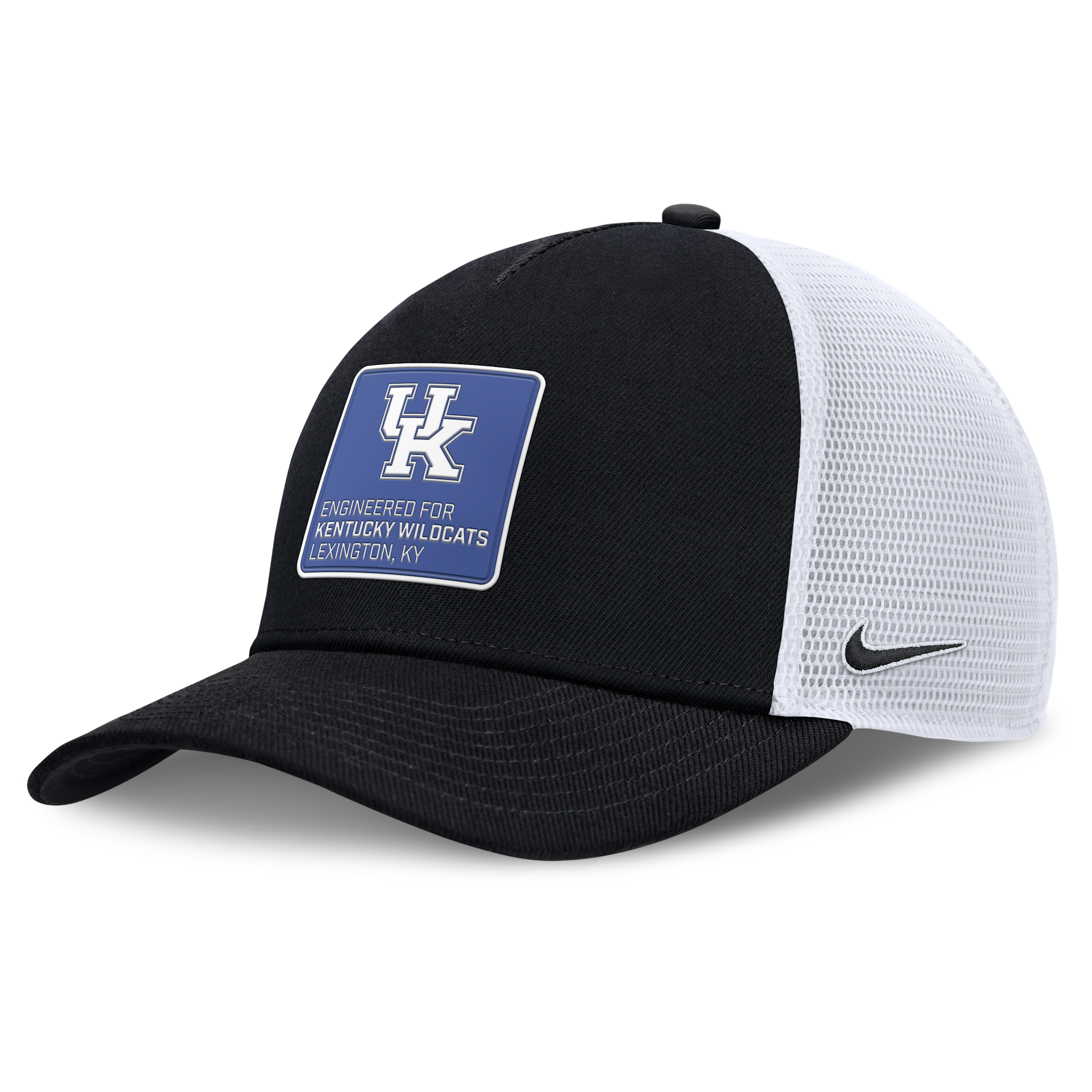 Nike Kentucky On-field Rise Engineered  Men's College Trucker Adjustable Hat In Black
