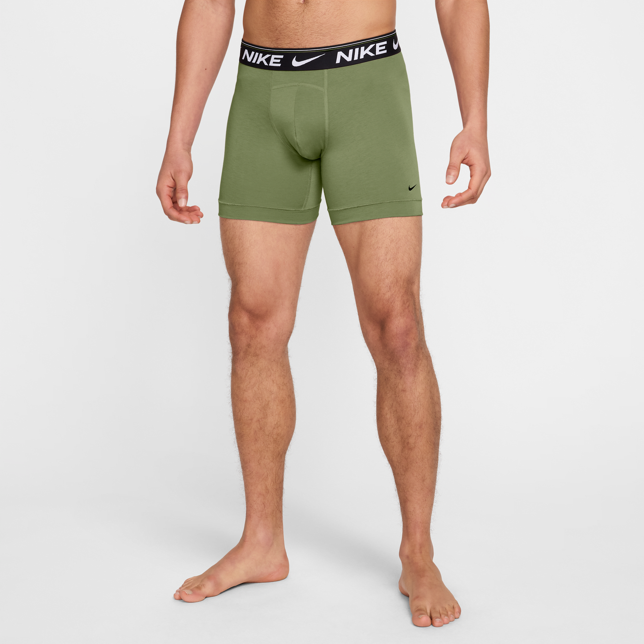 Nike Men's Dri-fit Ultra Comfort Boxer Briefs (3-pack) In Green