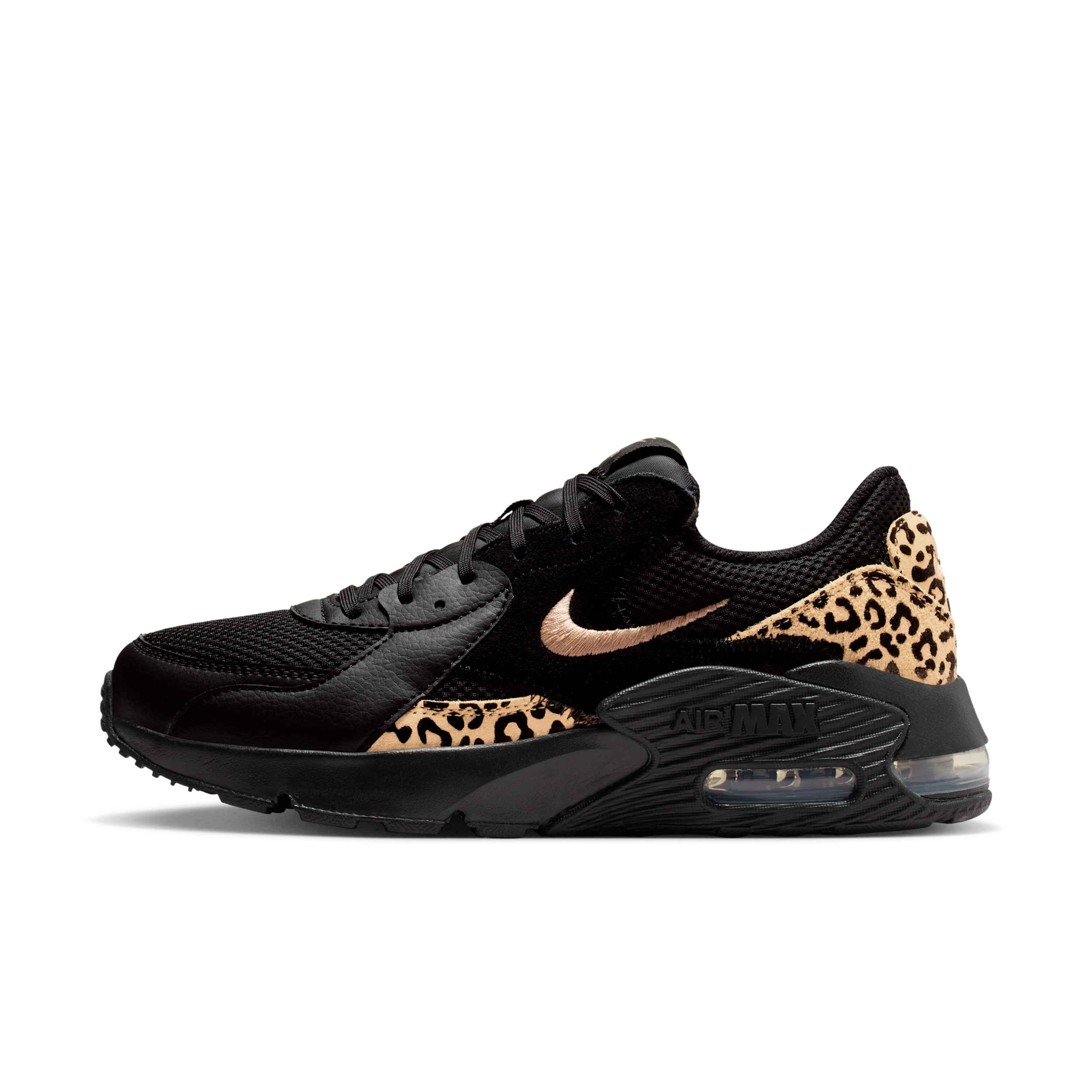 Nike Air Max Excee Womens Sneakers, 8 1/2 Medium, Black