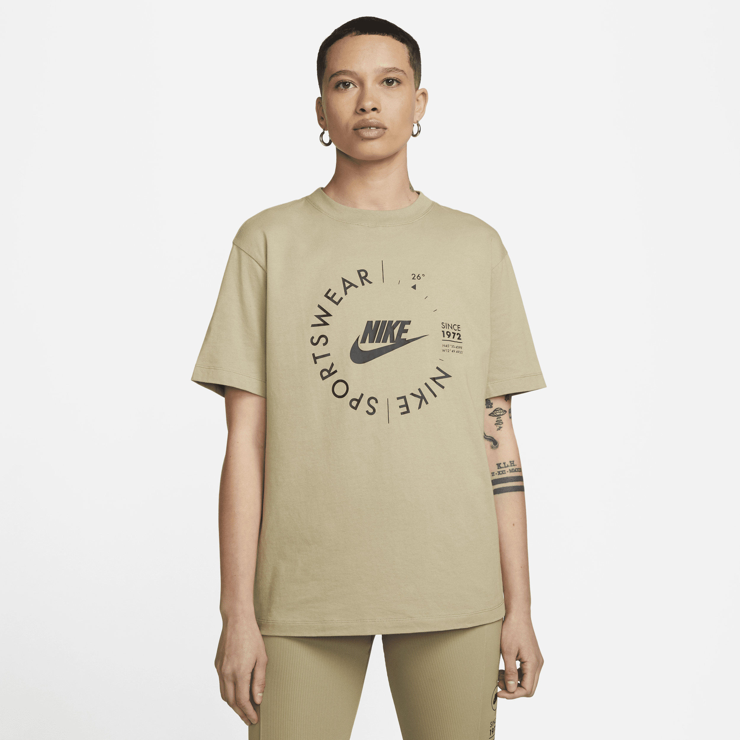 Nike Women's  Sportswear Sports Utility T-shirt In Brown