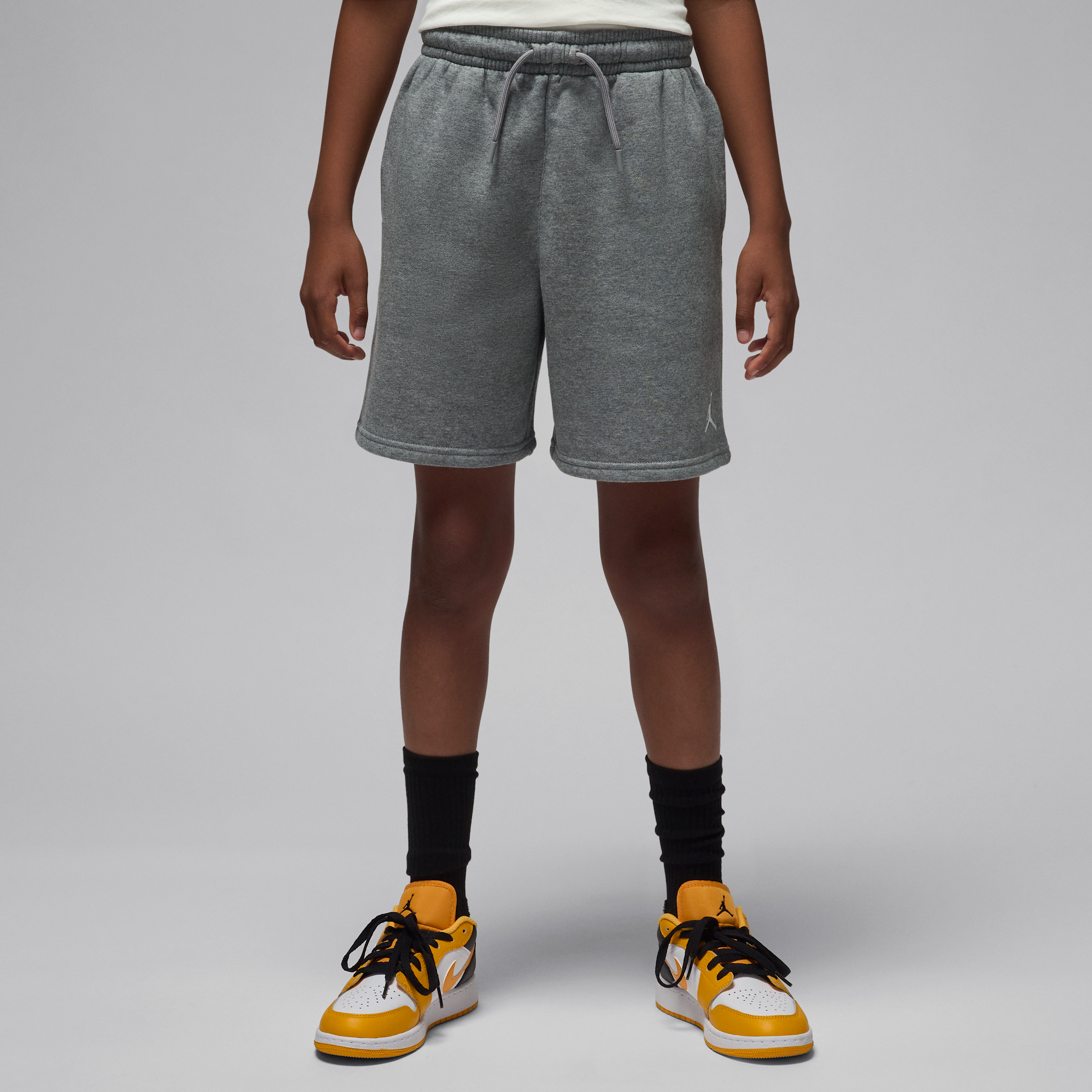 Jordan Brooklyn Fleece Big Kids' Shorts In Blue