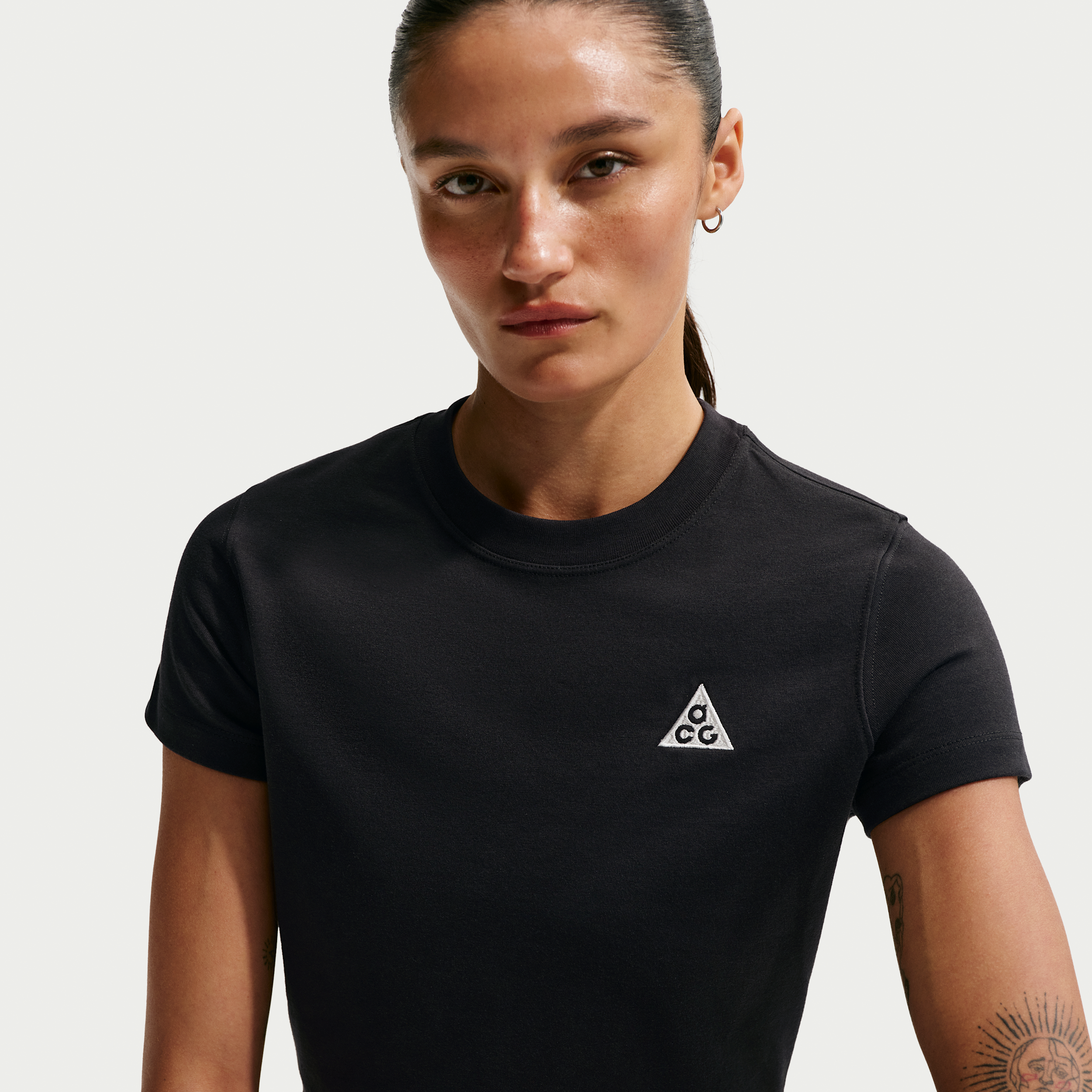 Women's Nike ACG Dri-FIT Short-Sleeve Top in Black | II7283-010