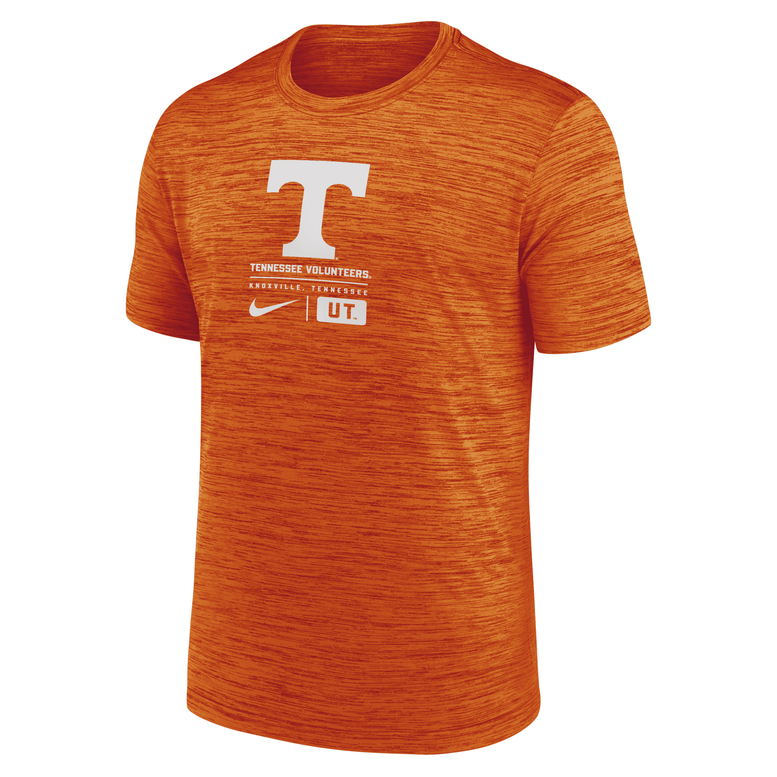 Nike Tennessee Volunteers Campus Center Block Velocity  Men's Dri-fit College T-shirt In Orange