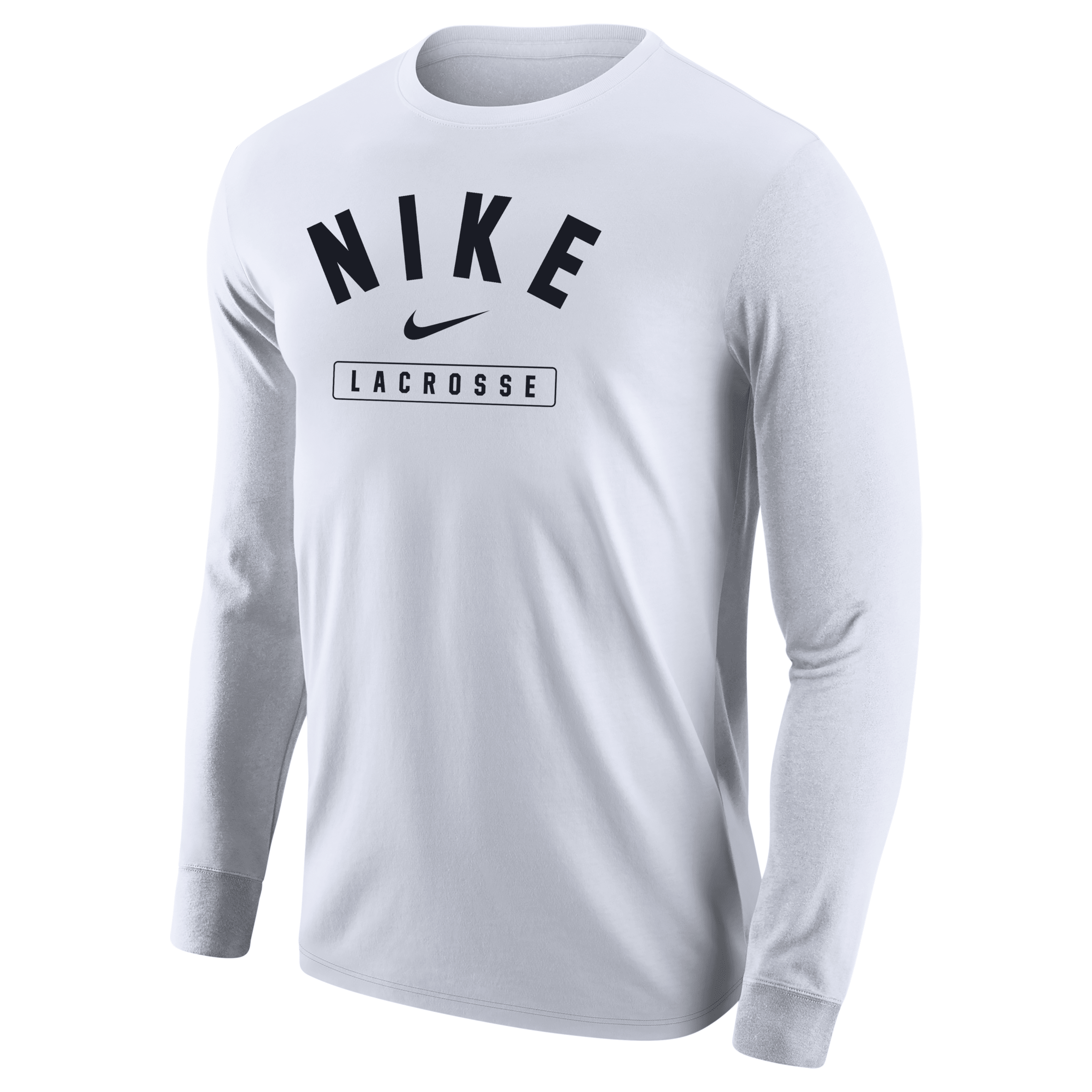 Nike Men's Lacrosse Long-sleeve T-shirt In White