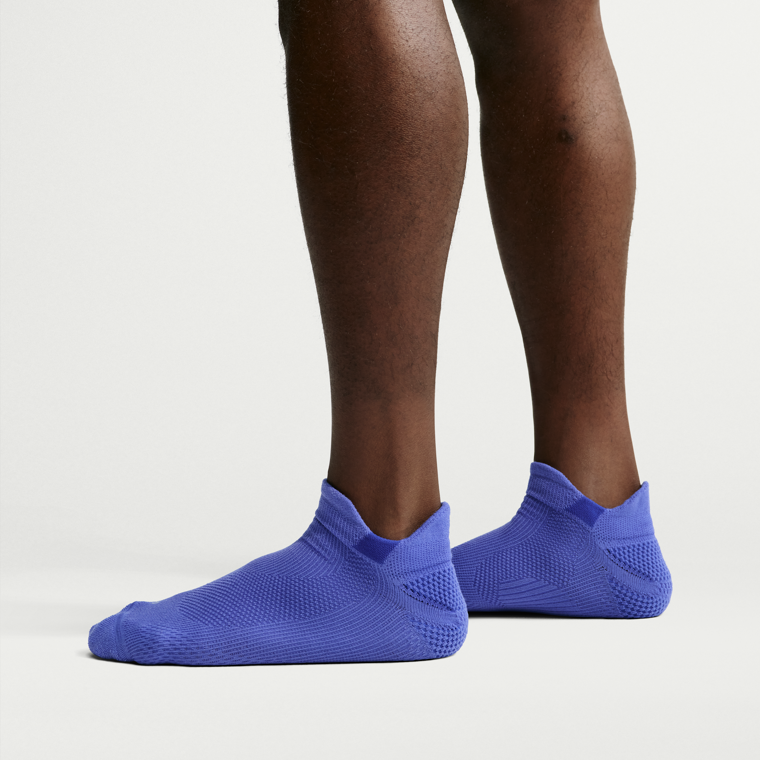 Nike Running Lightweight No-Show Socks - 1 Pair, Men's, Medium, Sapphire/Lapis/Pure Platinum/Lapis