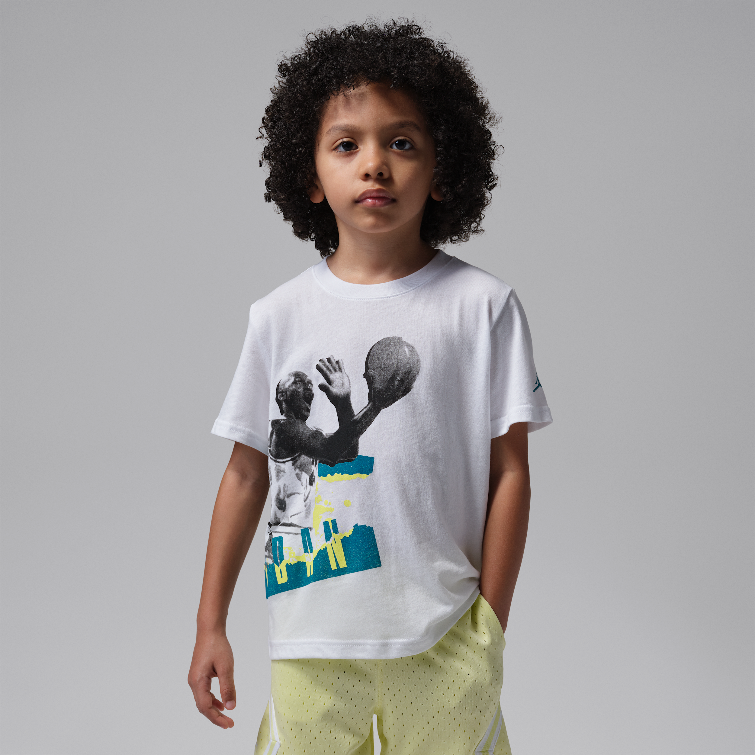 Jordan Little Kids' History Lesson T-Shirt in White | 85F627-001