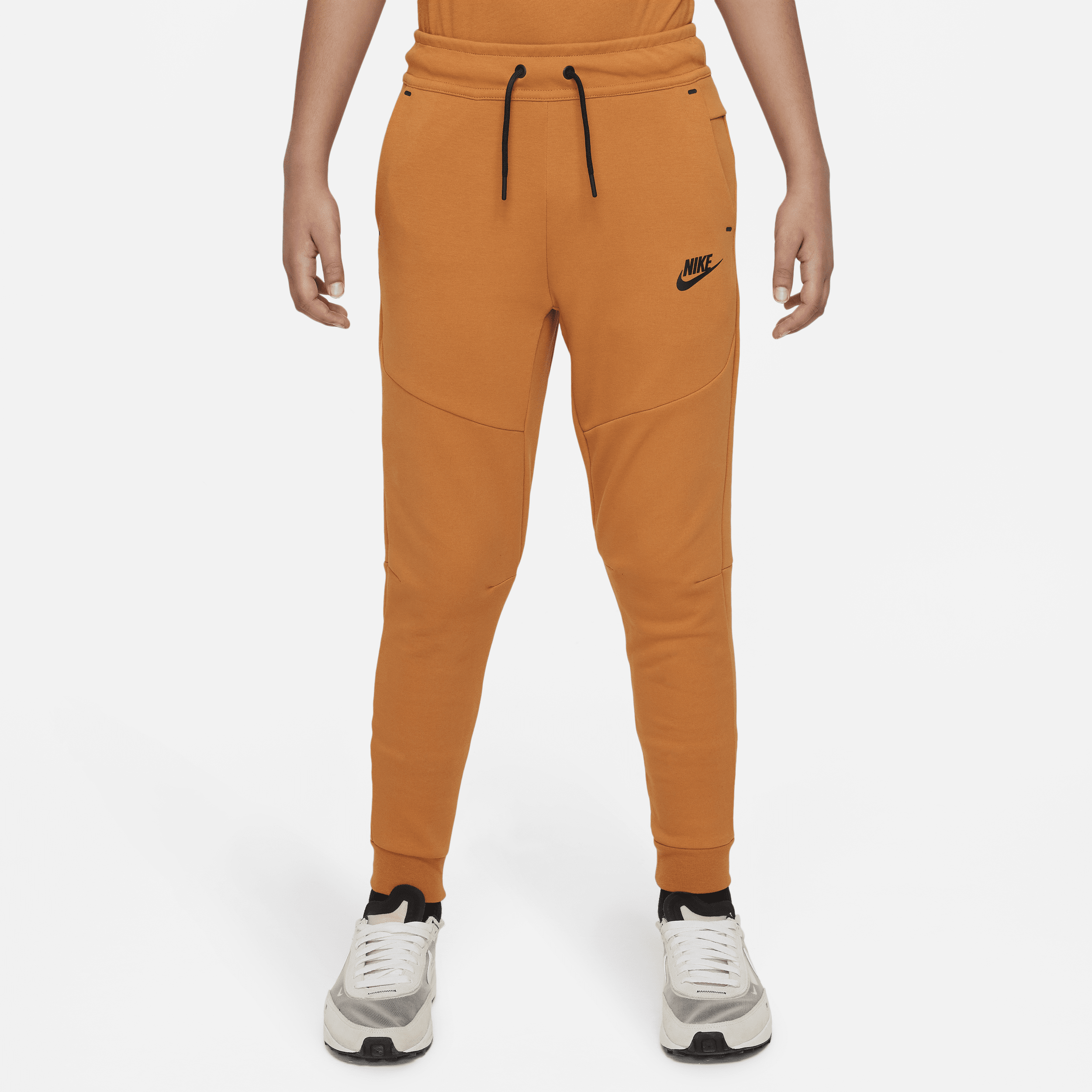 Nike Sportswear Tech Fleece Big Kids (boys') Pants In Orange