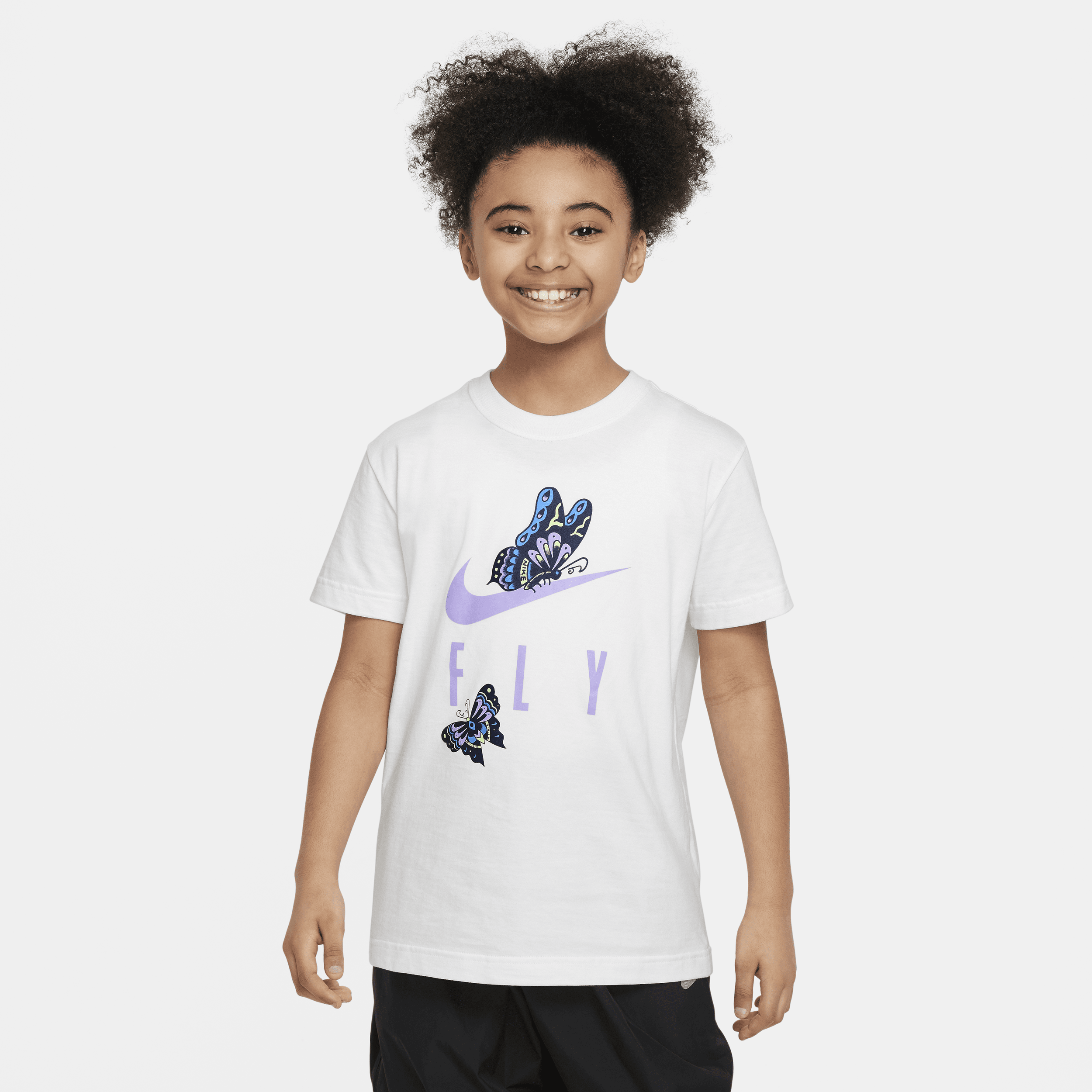 Nike Sportswear Big Kids' (girls') T-shirt In White