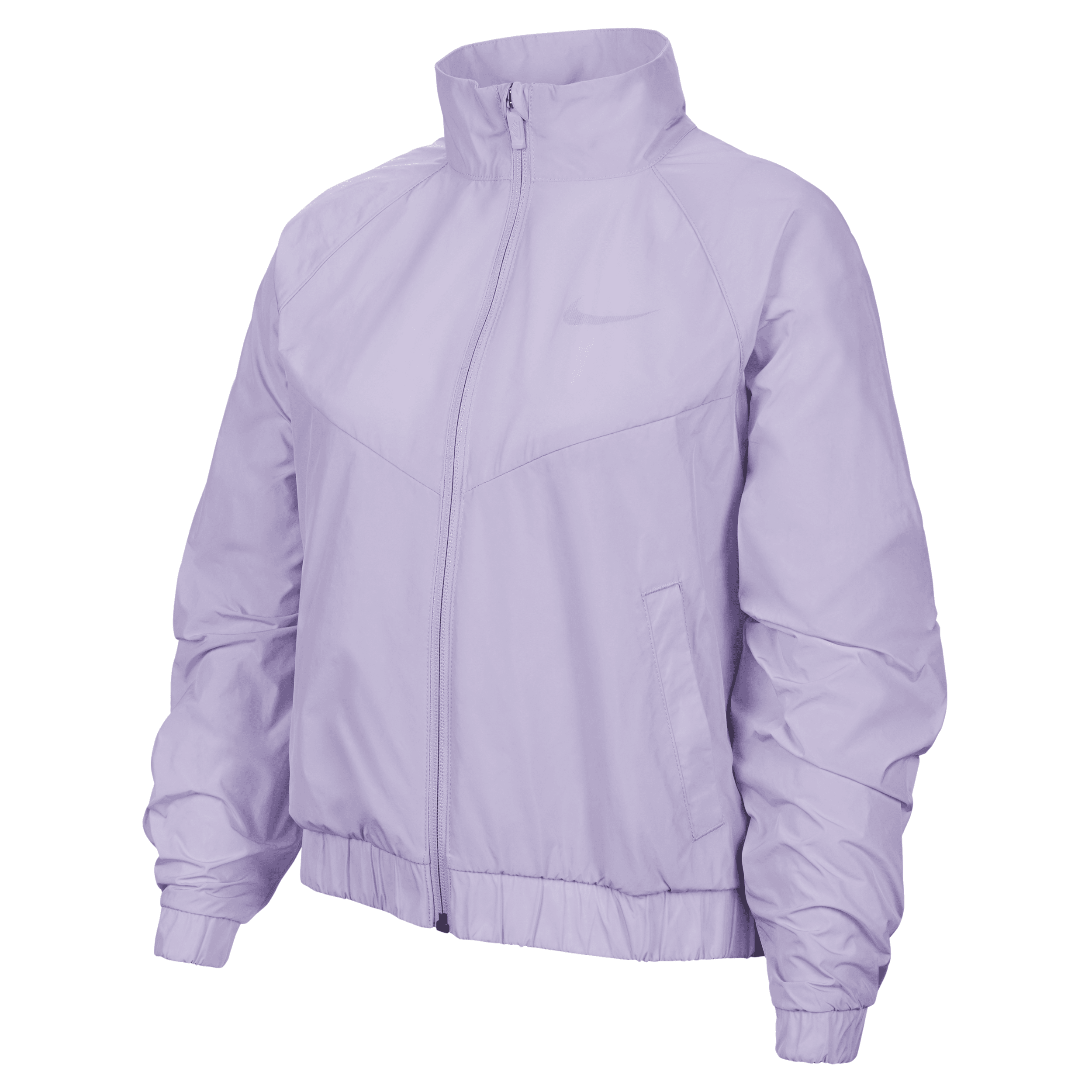 Shop Nike Sportswear Windrunner Big Kids' (girls') Loose Jacket In Purple