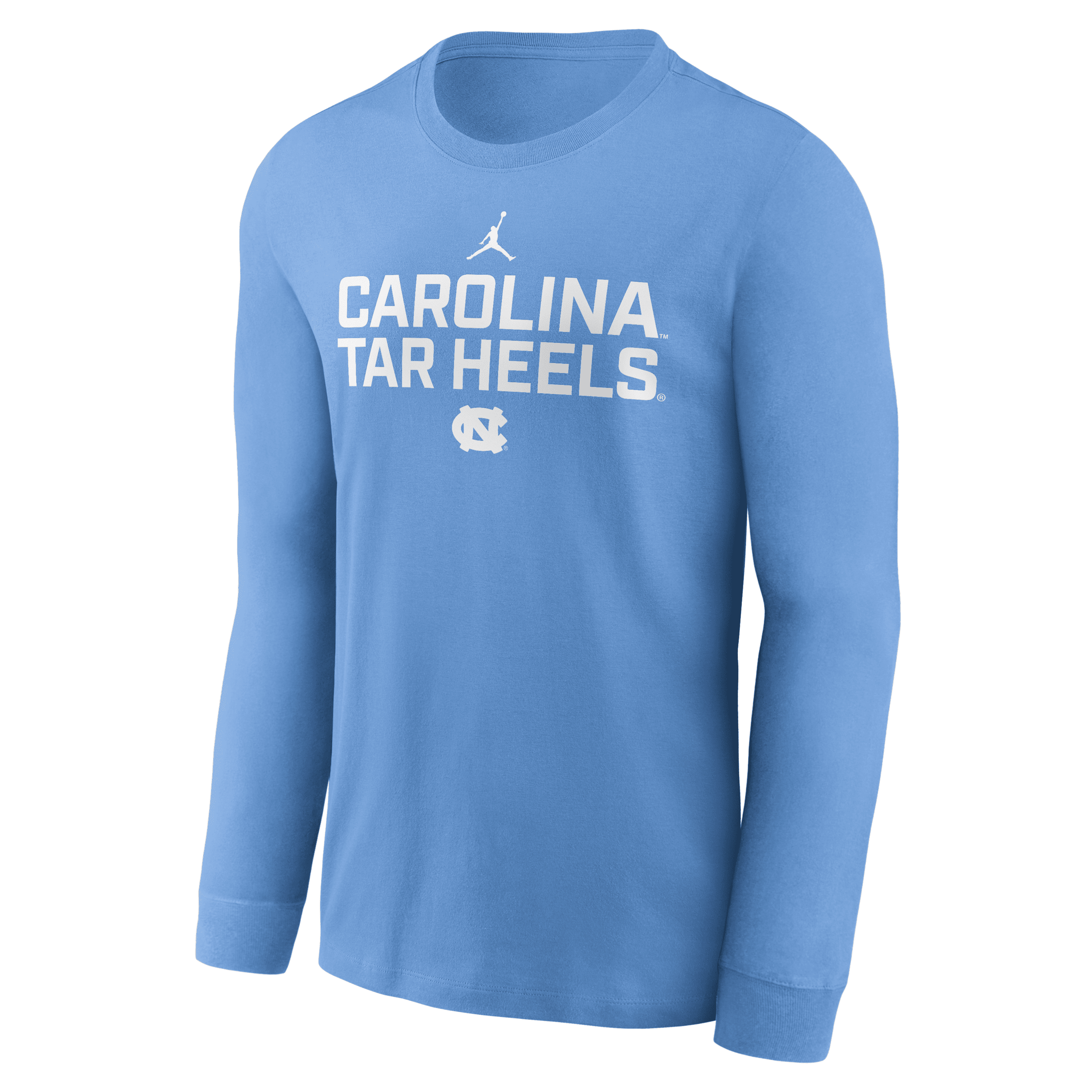 Jordan Men's North Carolina Sideline Brand Dri-fit College Long-sleeve T-shirt In Blue