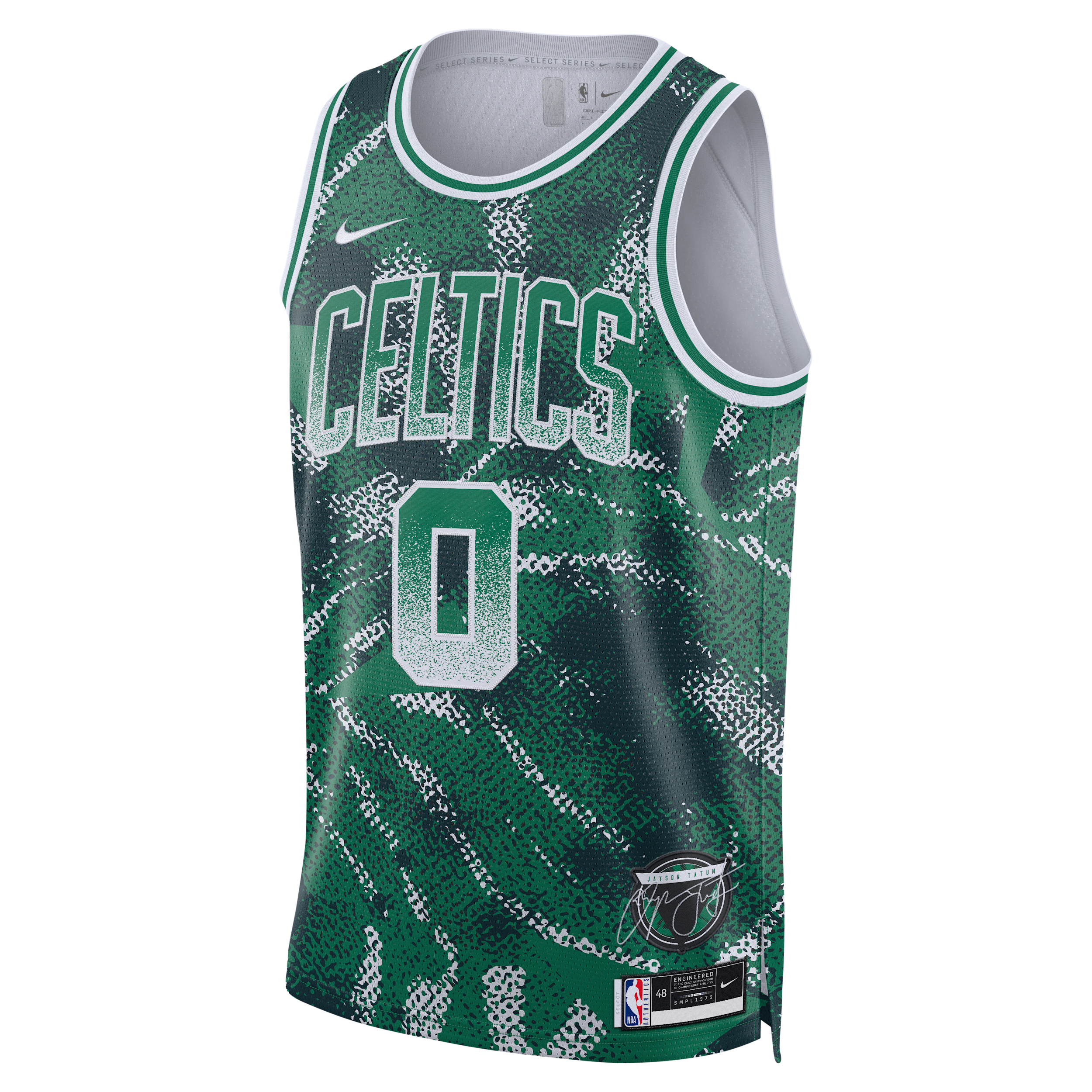 Jayson Tatum Boston Celtics 2025/26 Select Series Nike Men's Dri-FIT NBA Swingman Jersey in Green | HJ4068-312