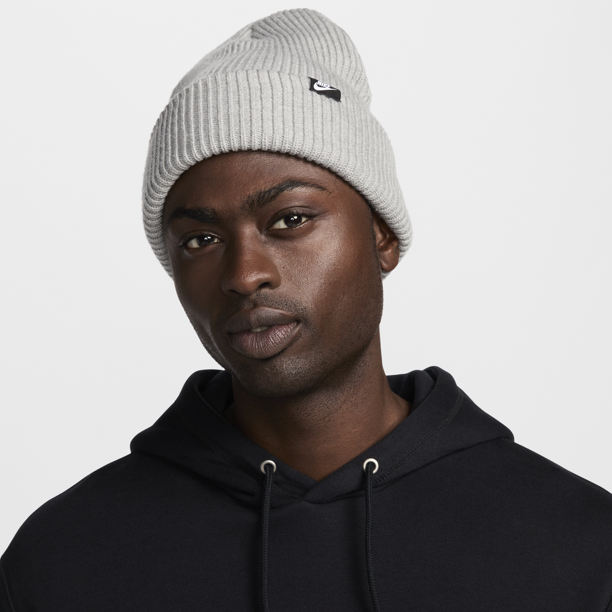 Nike Unisex Peak Futura Beanie In Grey