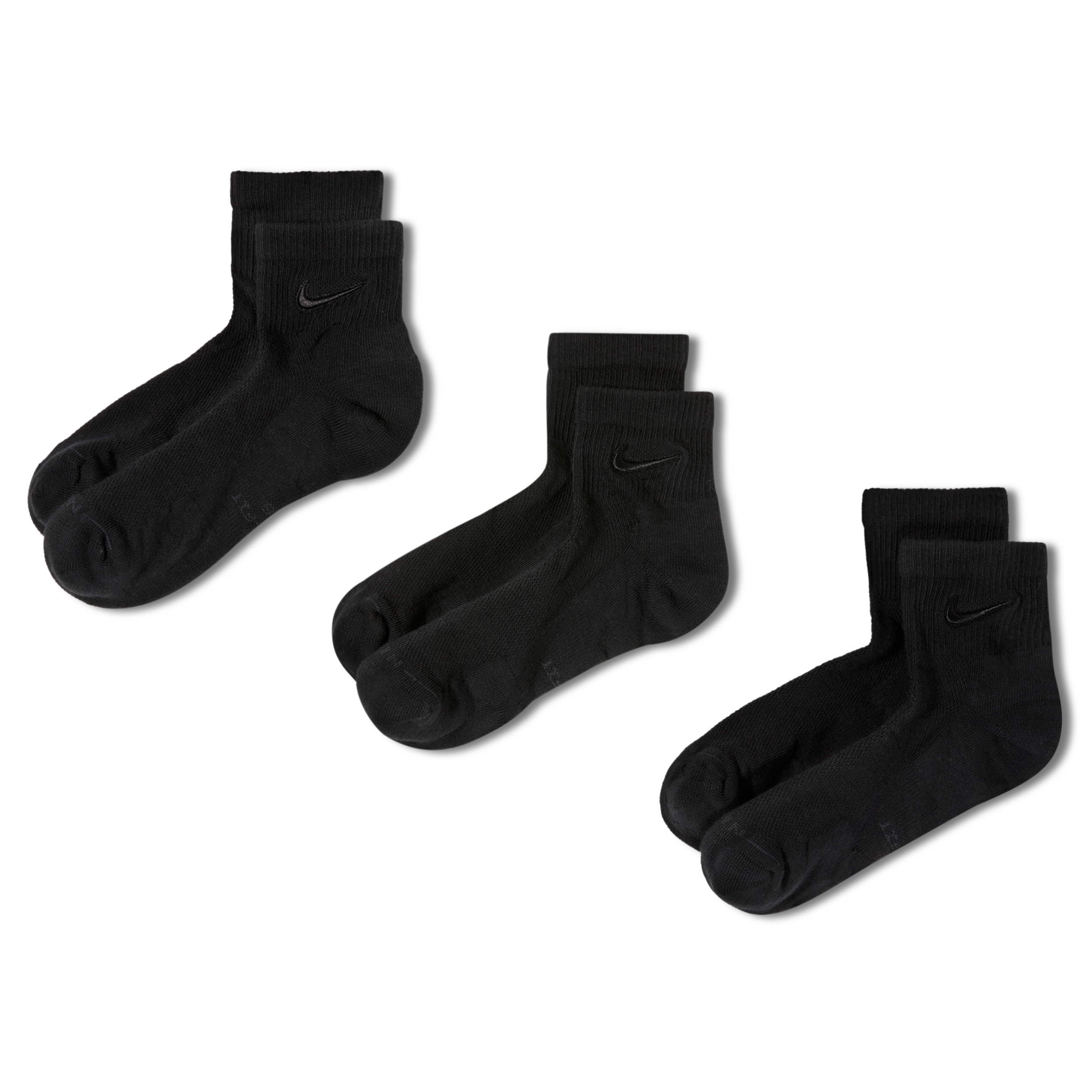 Nike Unisex Everyday Elevated Ankle Socks (3 Pairs) in Multicolor | IH8607-905