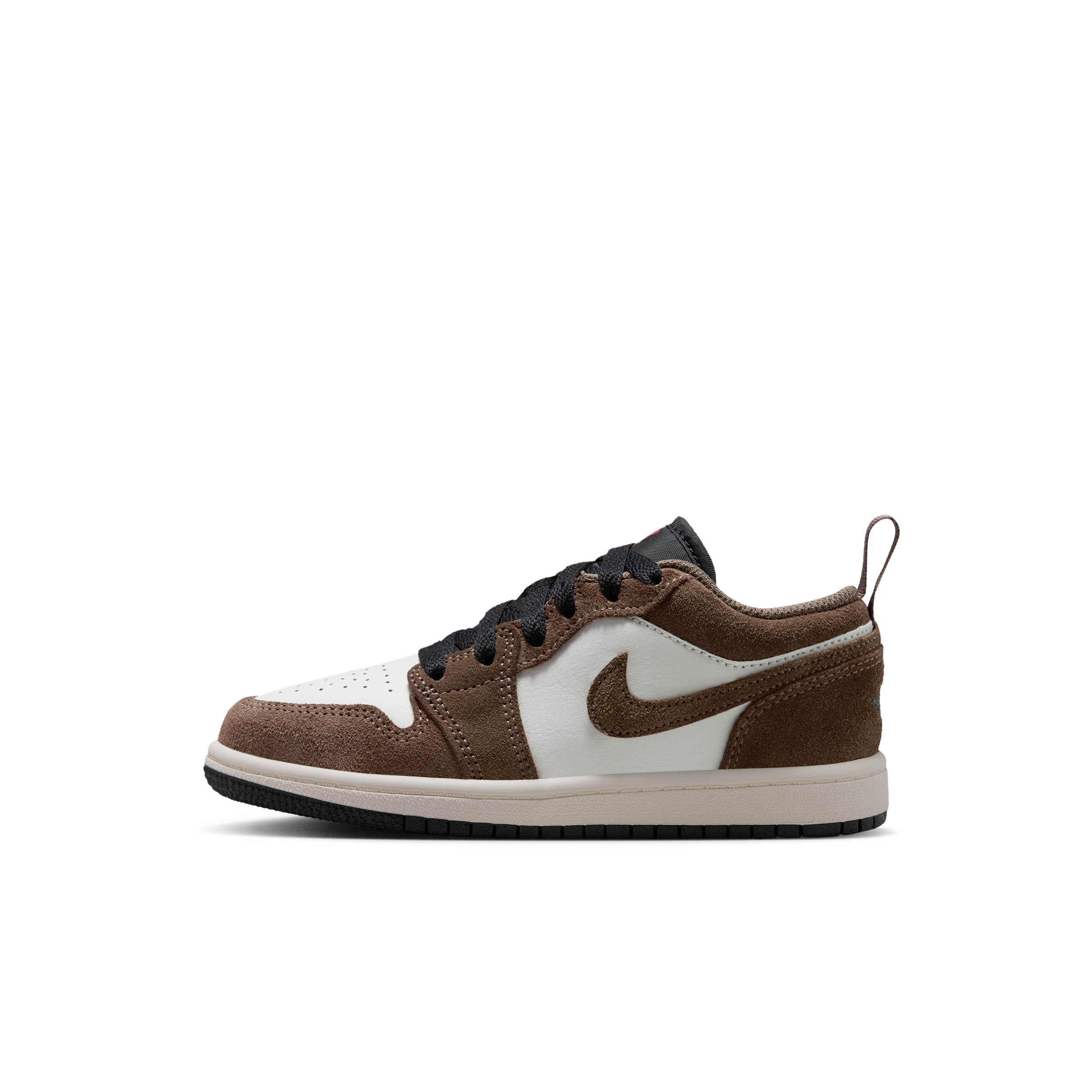 Boys Preschool Jordan Retro 1 Low - Boys' Preschool Basketball Shoes Brown/Black/White Size 03.0