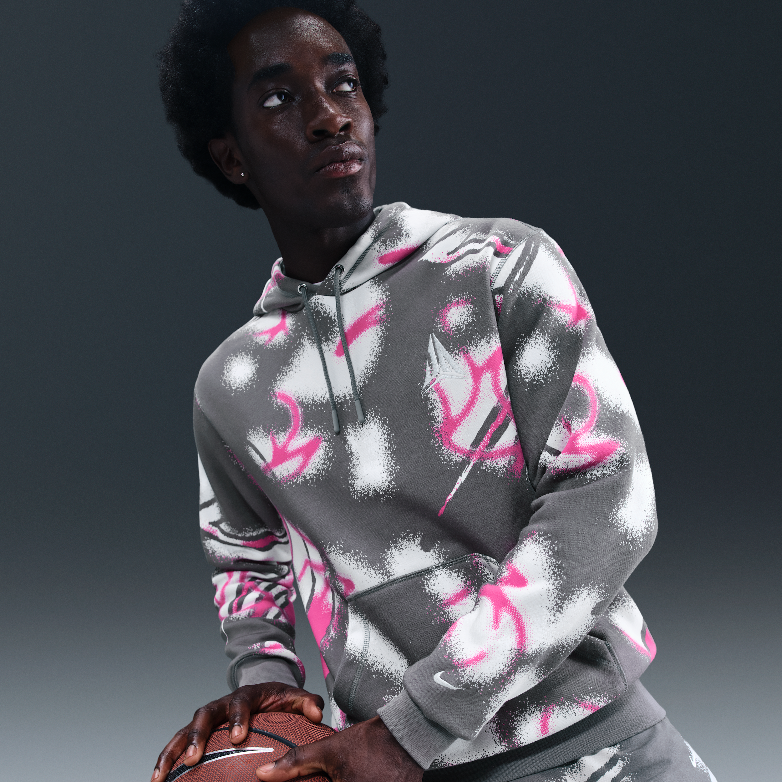 Nike Mens  Ja Club Bb Pullover Hoodie In Gray