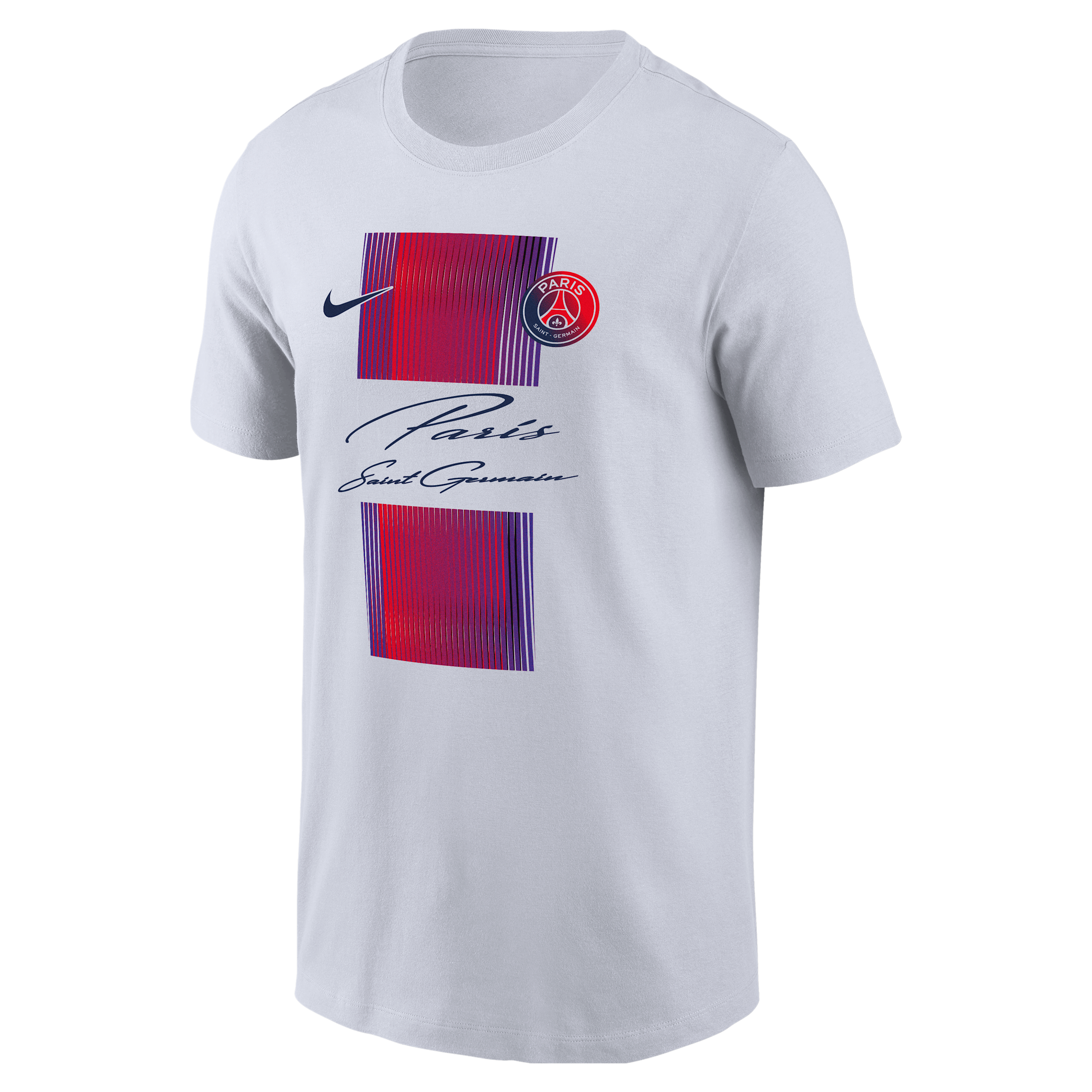 Paris Saint-Germain Nike Men's Soccer T-Shirt in White | M11332P117PSGF-WHT