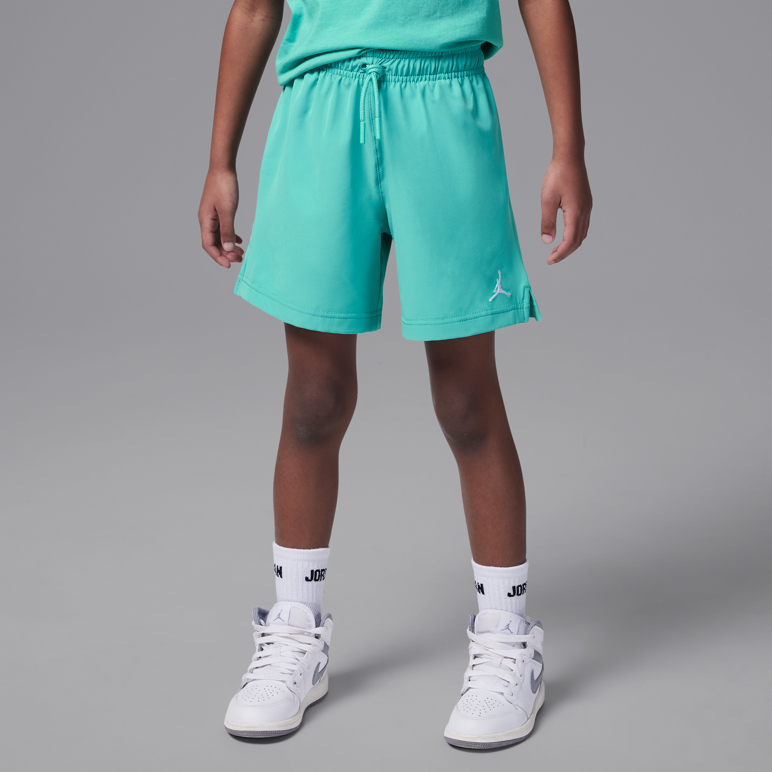 Jordan Little Kids' Jumpman Woven Play Shorts In Green