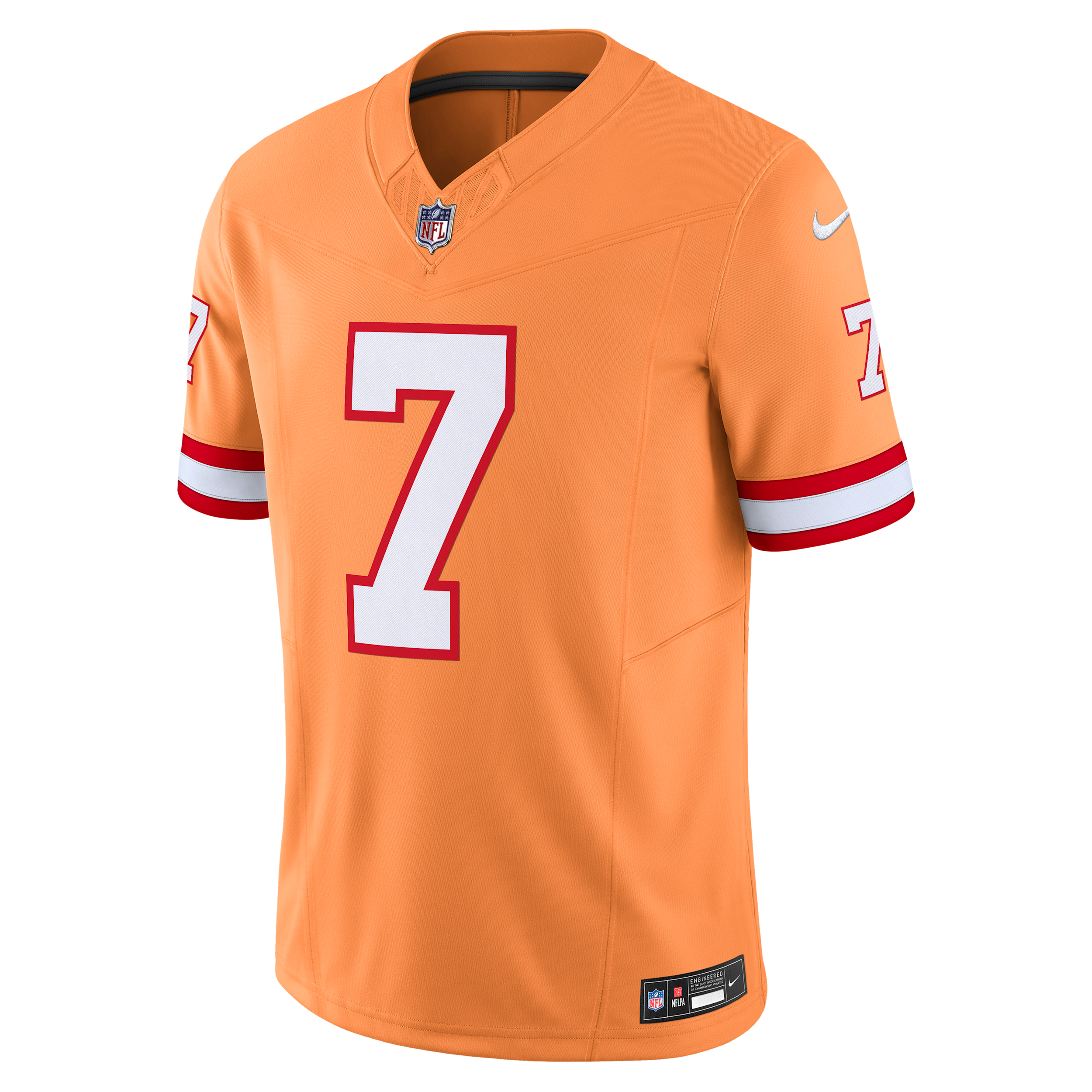Nike Men's Bucky Irving Orange Tampa Bay Buccaneers Alternate 2 Throwback Vapor F.u.s.e. Limited Jersey - Orange