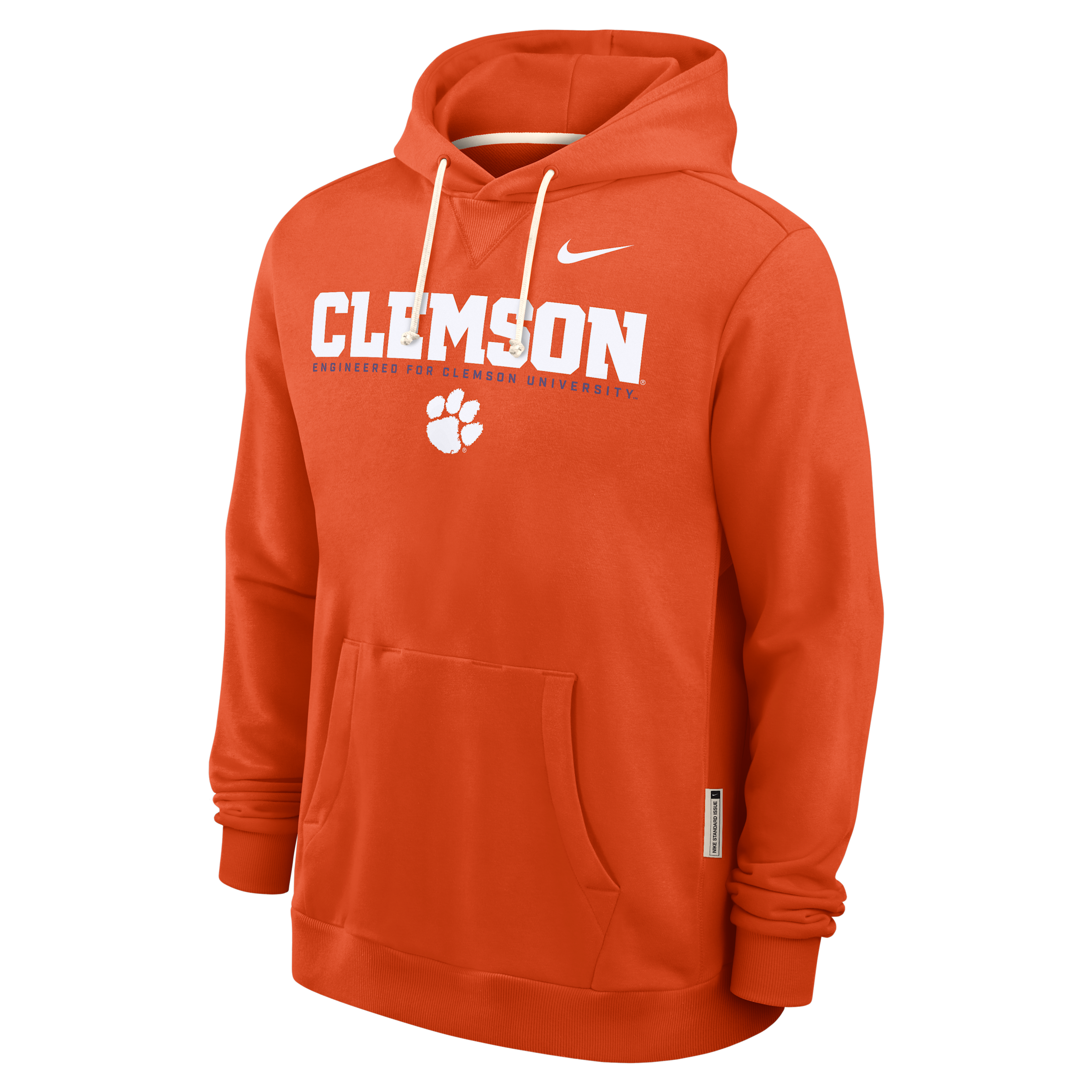 Nike Orange Clemson Tigers 2025 Sideline Standard Issue Dri-fit Hoodie In Orange