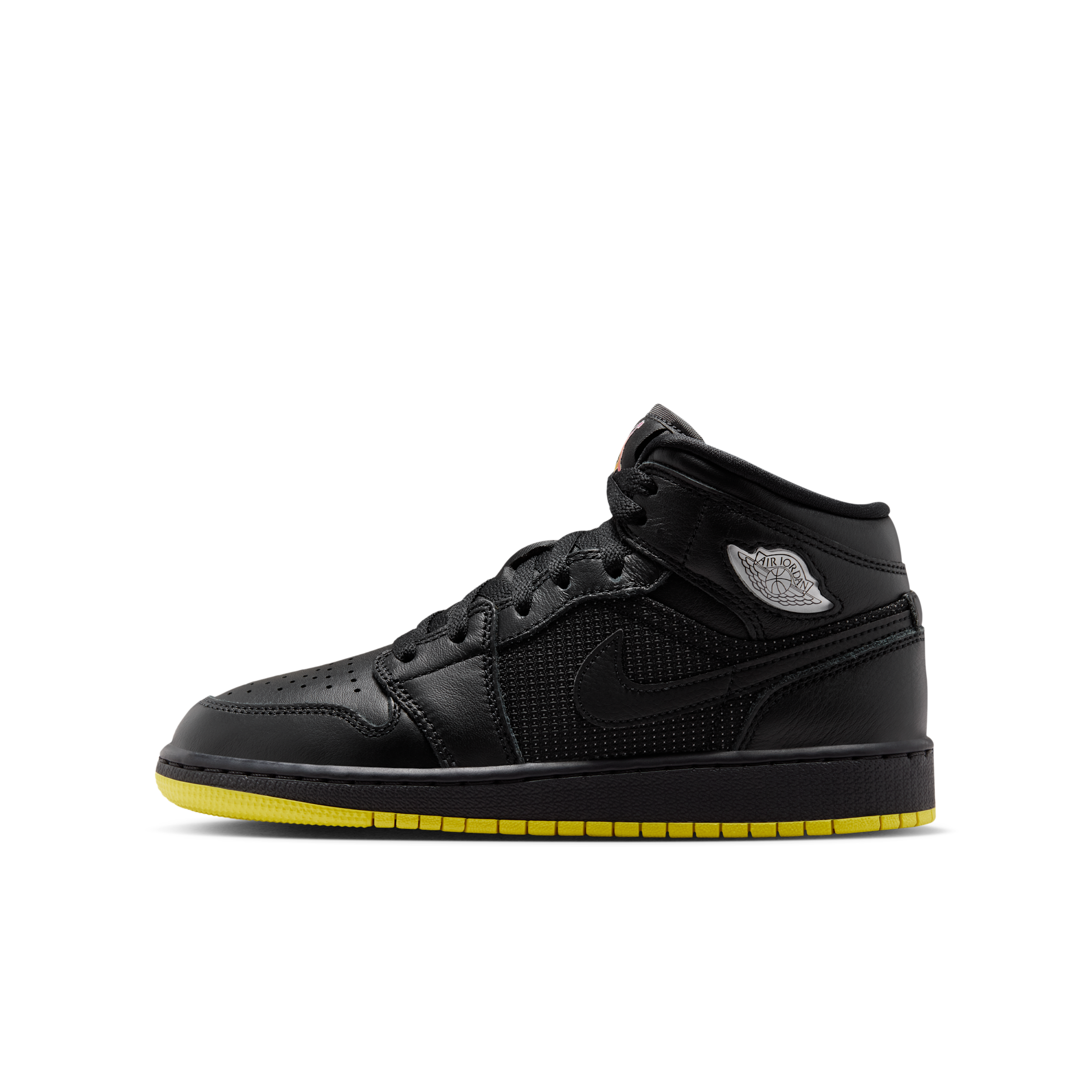 Air Jordan 1 Mid SE Big Kids' Shoes in Black | IV6811-001