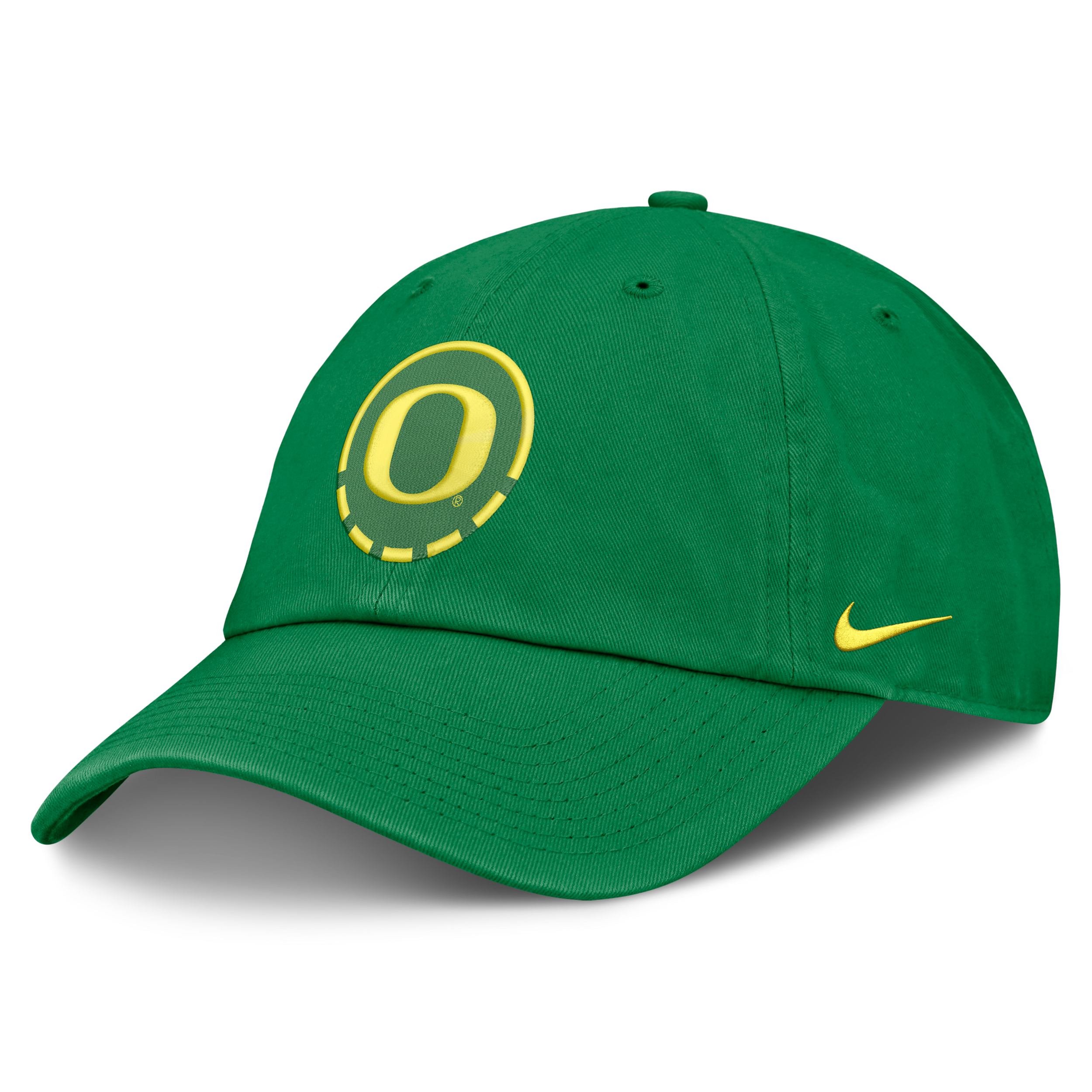 Oregon Natural Club Nike Men's College Adjustable Hat in Green | NC0130DUON-YW8
