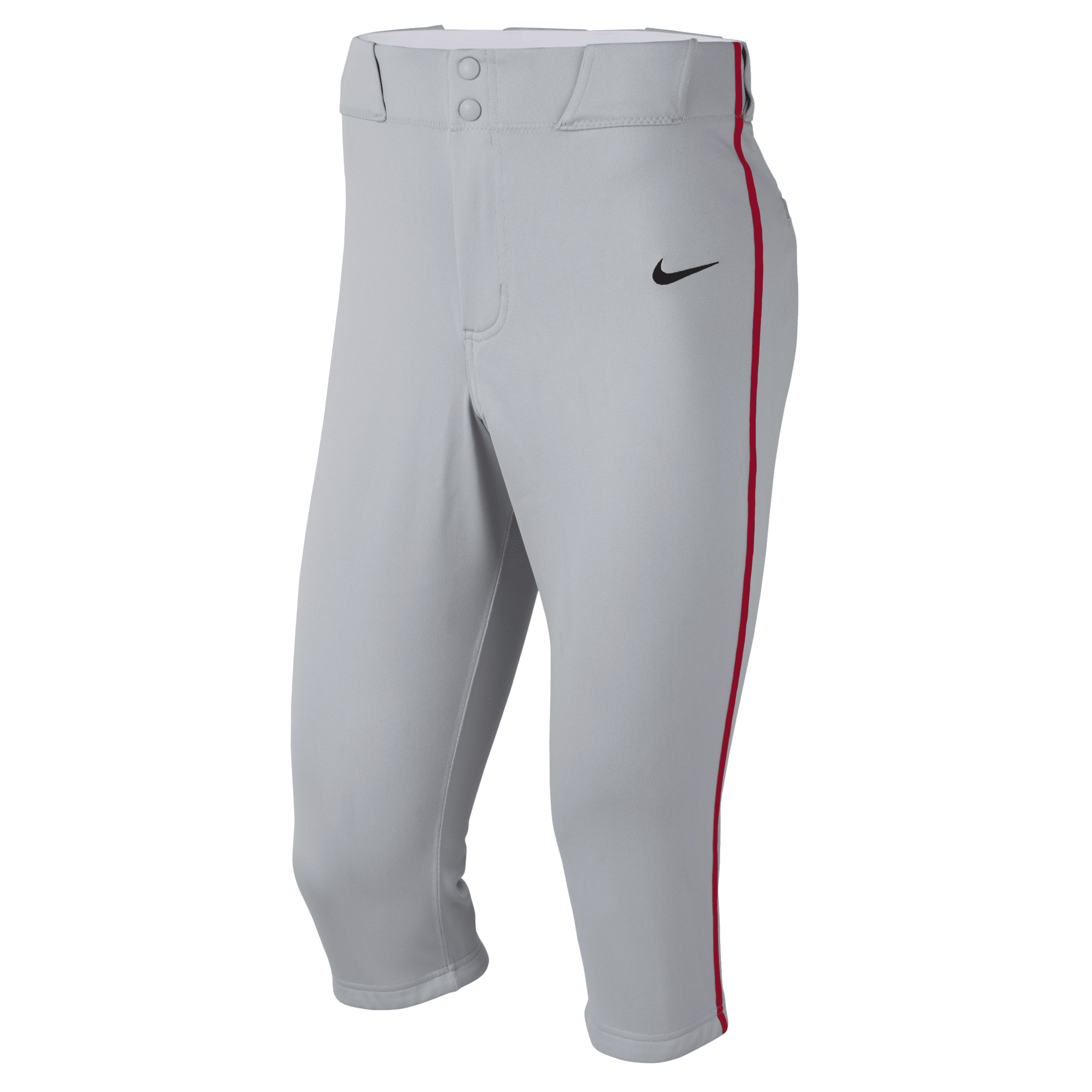 Nike Men's Vapor Select 2 High Piped Baseball Pants In Grey