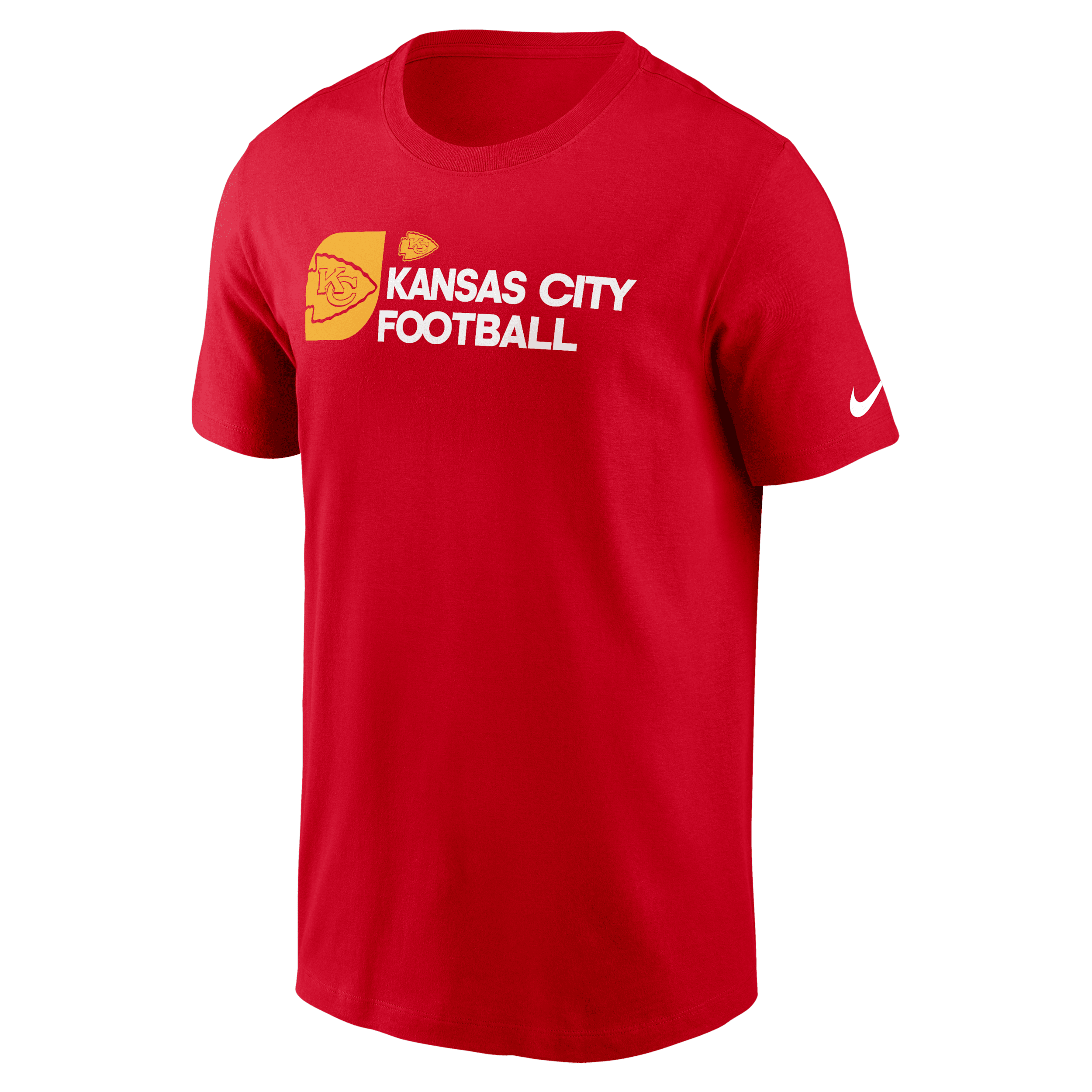 Nike Kansas City Chiefs Team Outline Essential T-shirt  Men's Nfl T-shirt In Red