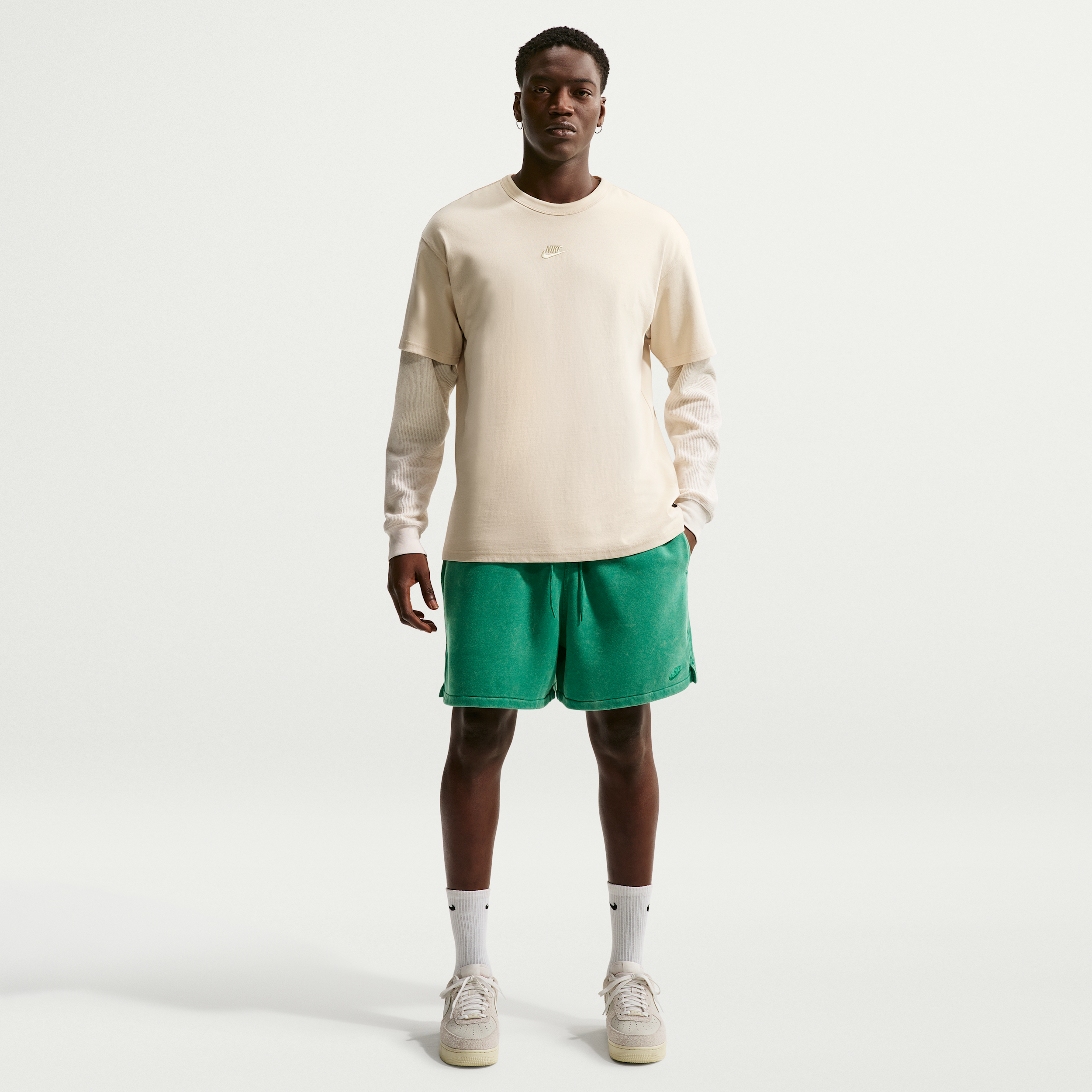 Nike Mens Club Flow BB CWASH Short - - Malachite / Malachite