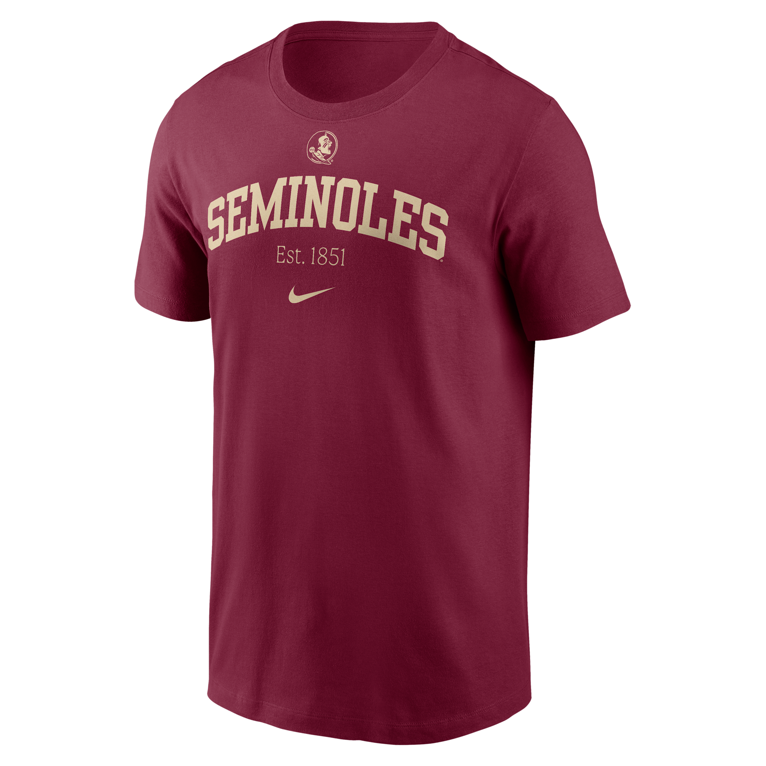 Florida State Academic Arch Nike Men's College T-Shirt in Red | N19969XFTN-7PJ