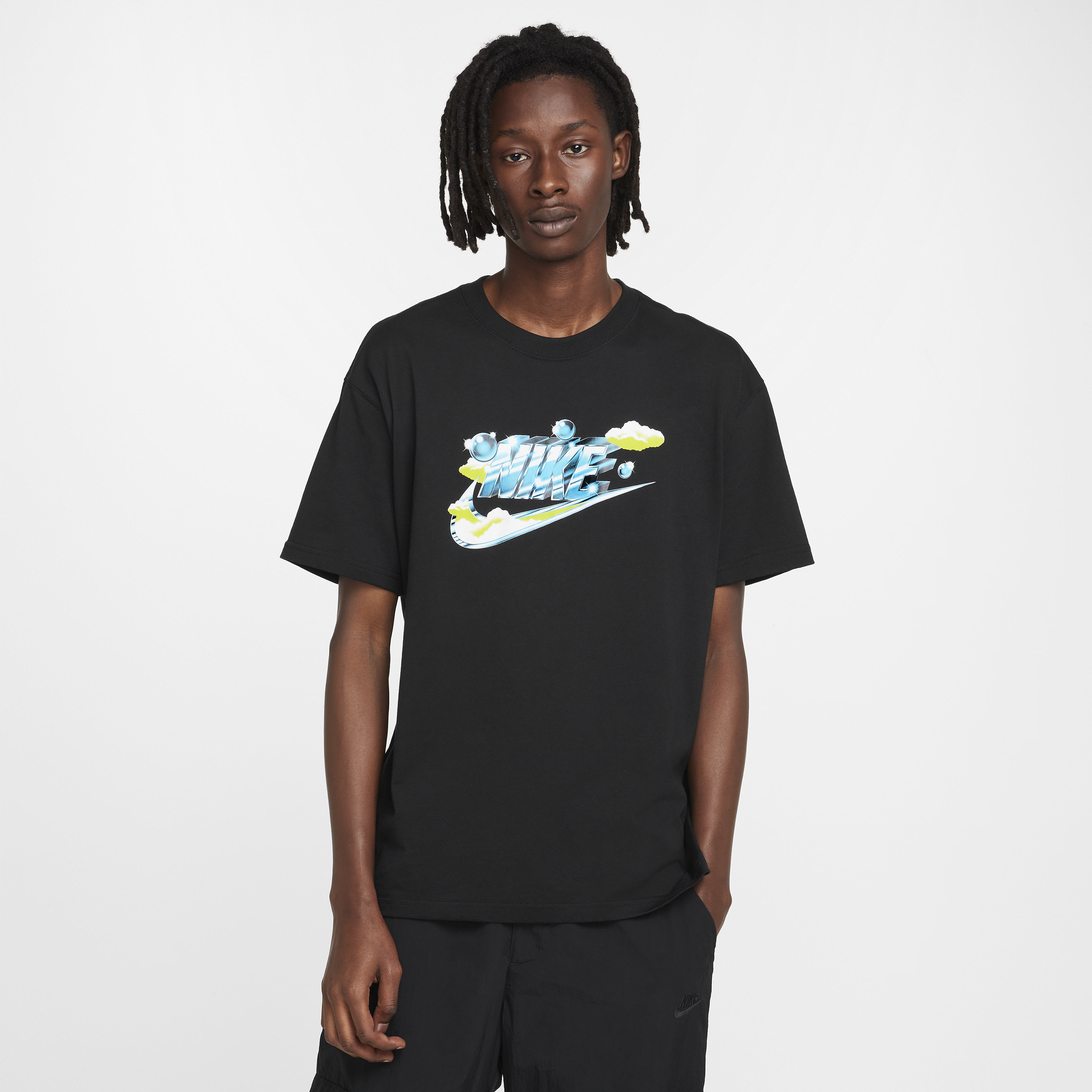 Nike Men's  Sportswear Max90 T-shirt In Black
