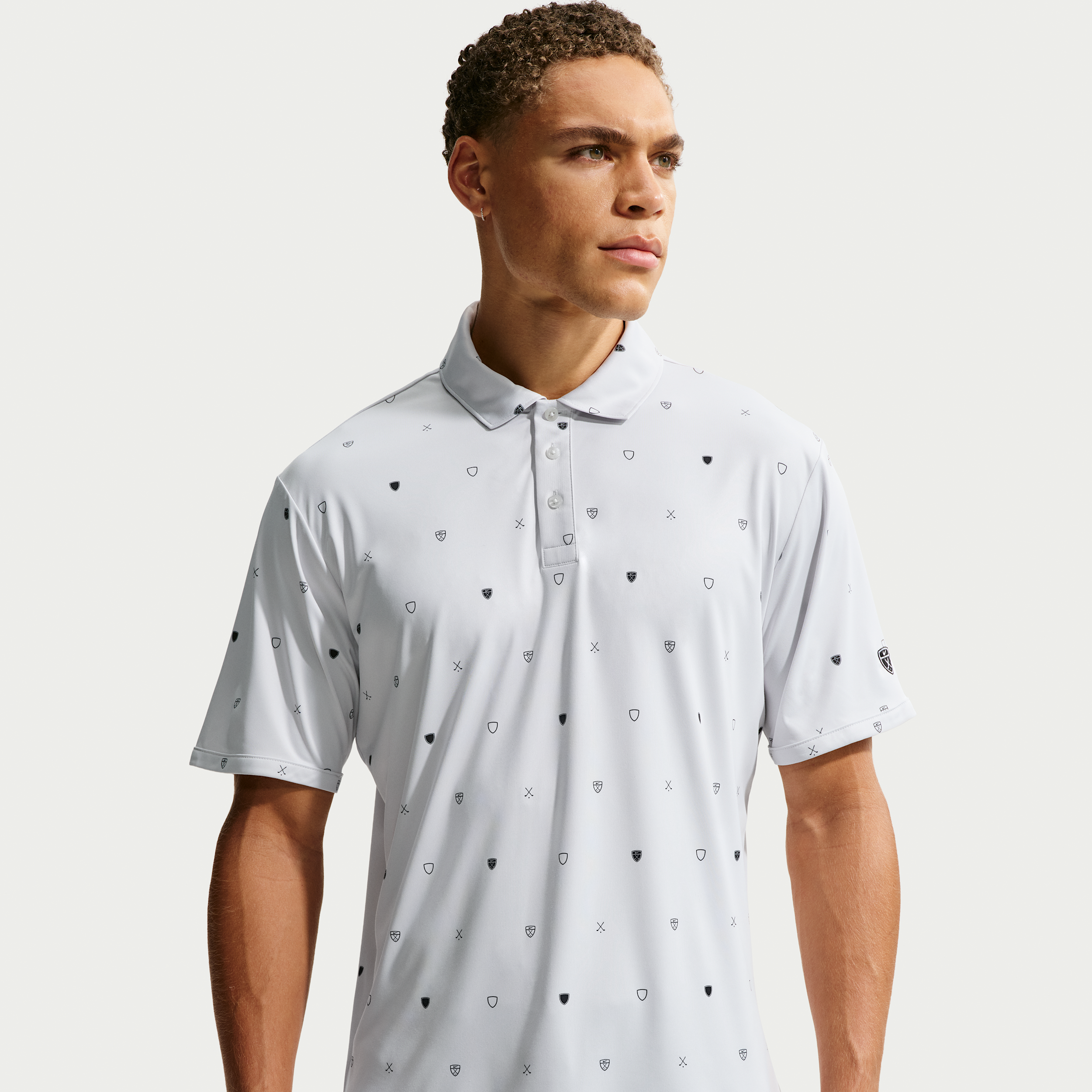 Nike Men's Par Dri-FIT Short-Sleeve Golf Polo in Grey | IB0227-025