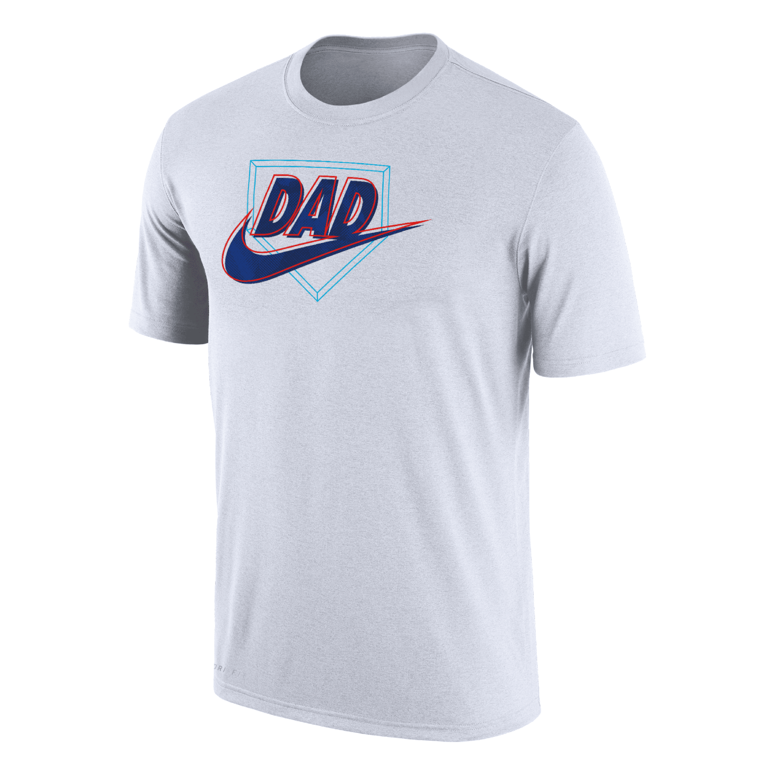 Nike Men's "father's Day" Baseball T-shirt In White