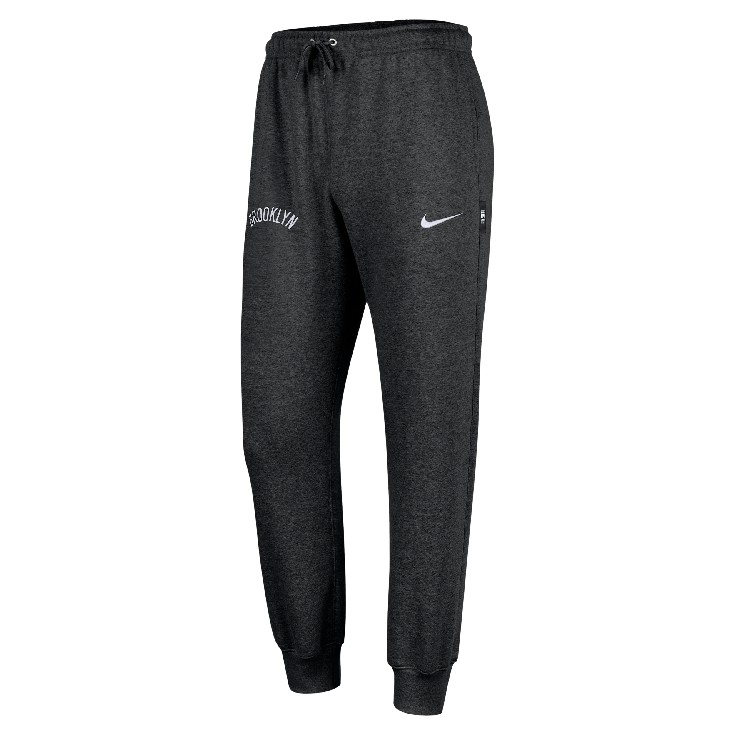 Brooklyn Nets City Edition Nike Men’s NBA Club Fleece Jogger Pantsin Black | HQ5468-010
