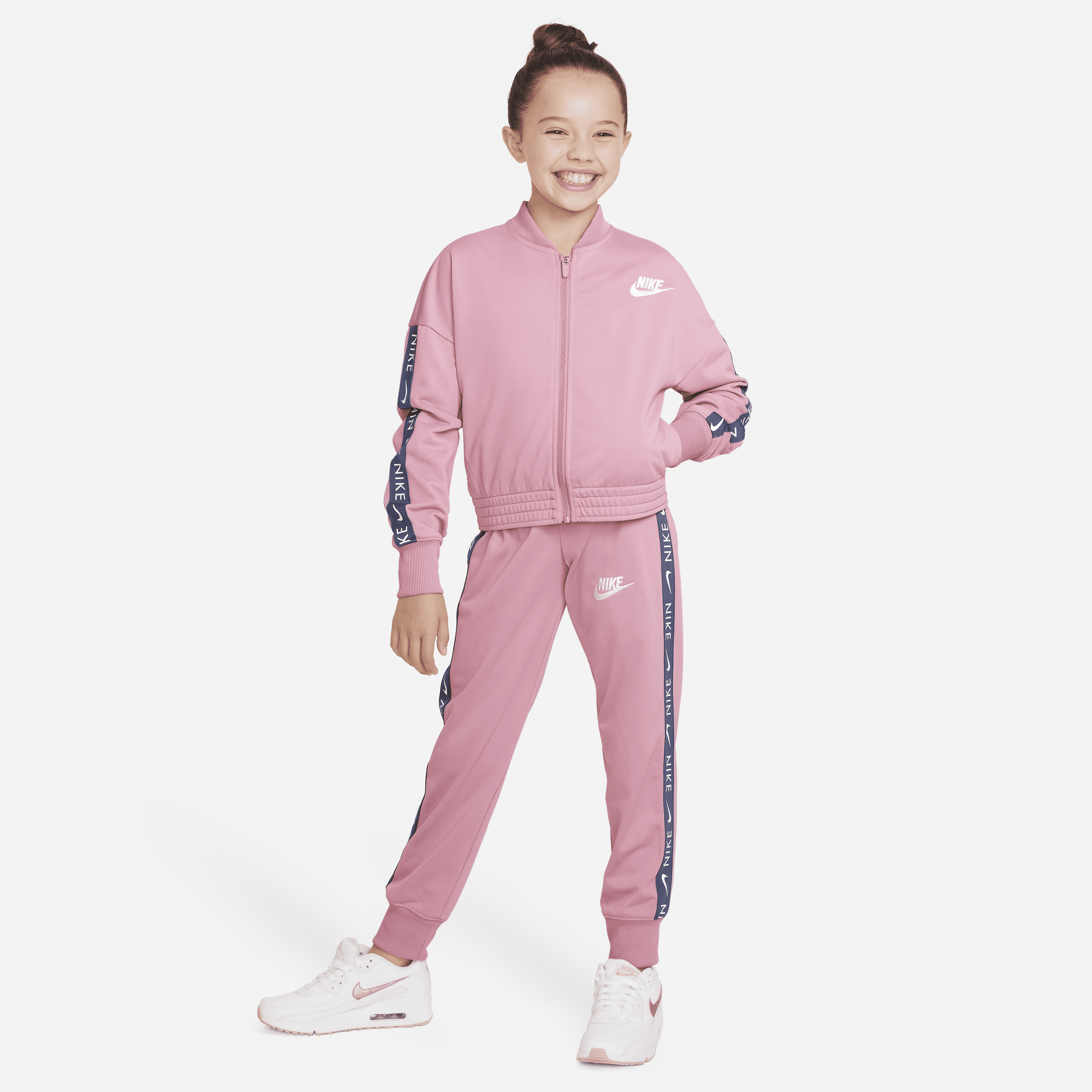 Nike Sportswear Big Kids' Tracksuit In Pink