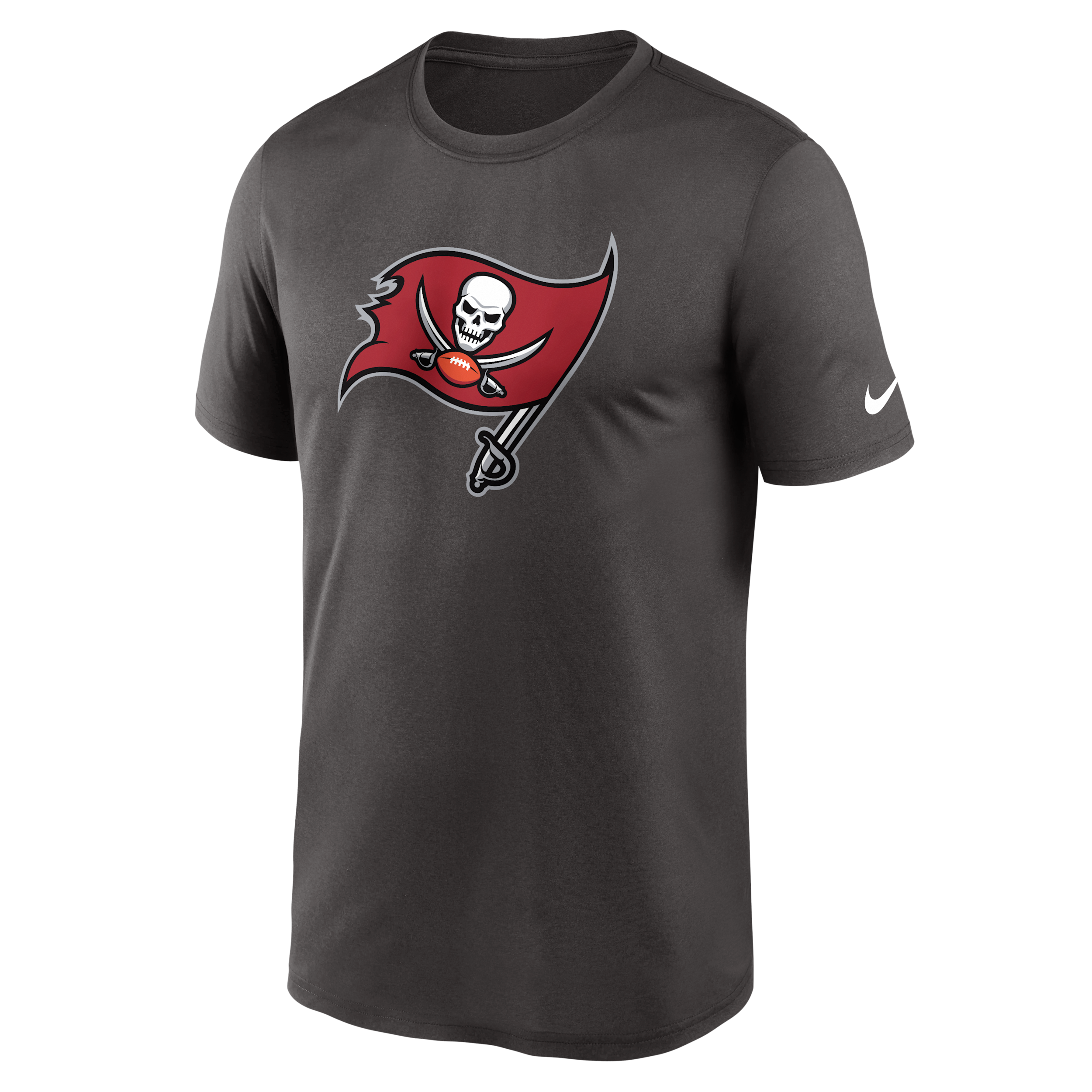Tampa Bay Buccaneers Primetime Legend Logo Nike Men's Dri-FIT NFL T-Shirt in Grey | NKGK2DV8B-CX5