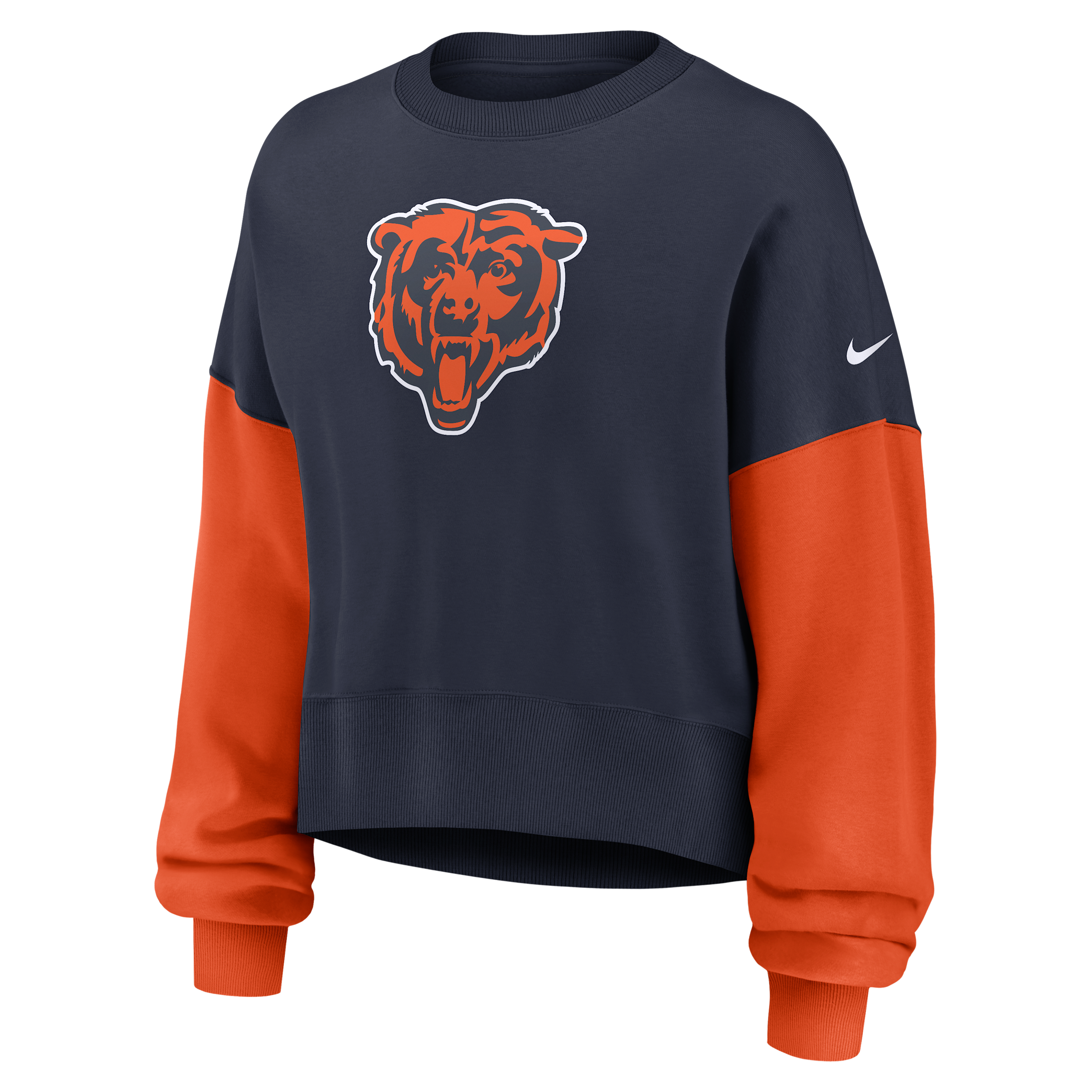 Nike Chicago Bears  Women's Nfl Pullover Crew In Blue