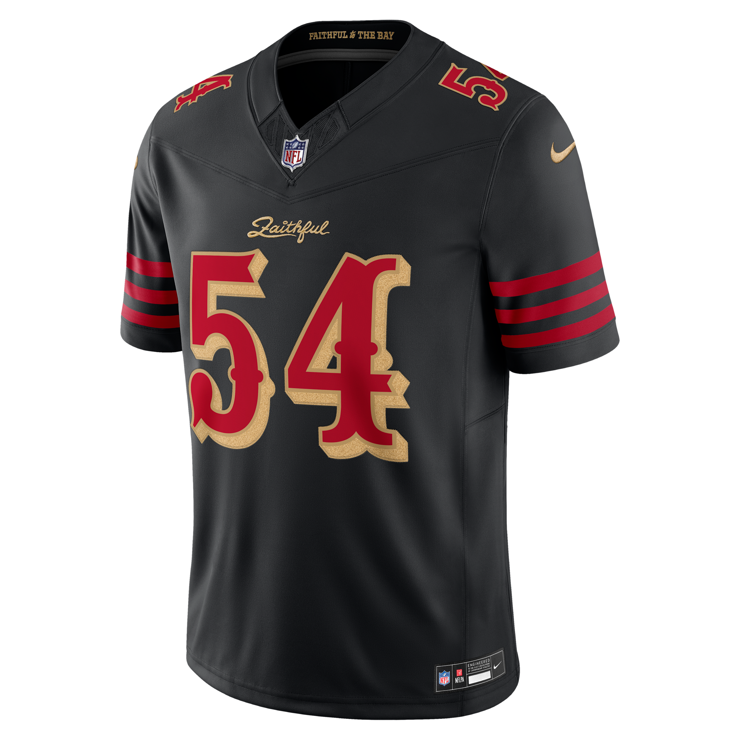 Fred Warner San Francisco 49ers Rivalries Collection Nike Men's Dri-FIT NFL Limited Jersey in Black | 31NM0G5Z9BF-HVY