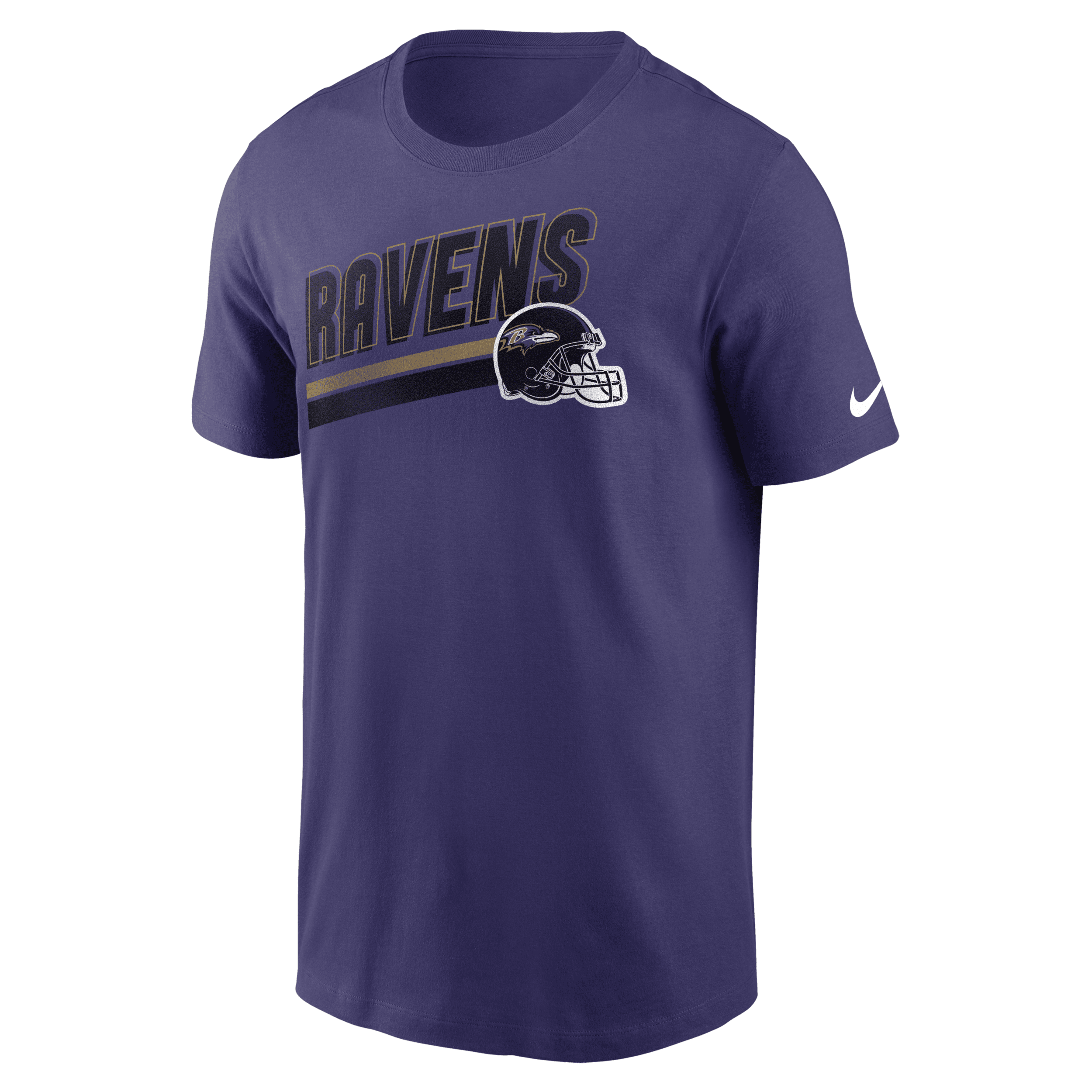 Nike Baltimore Ravens Essential Blitz Lockup  Men's Nfl T-shirt In Purple
