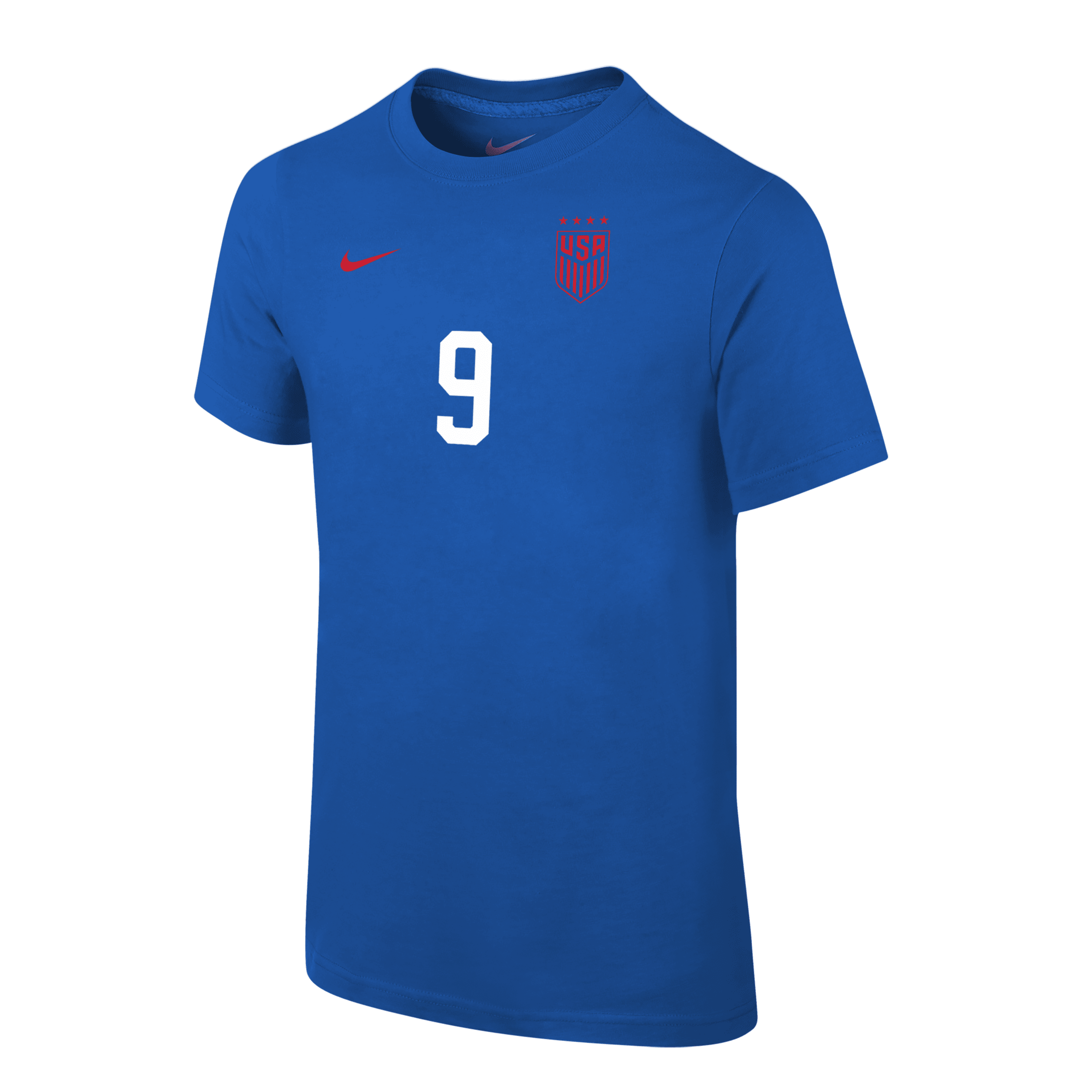 Nike Mallory Swanson Uswnt Big Kids'  Soccer T-shirt In Blue