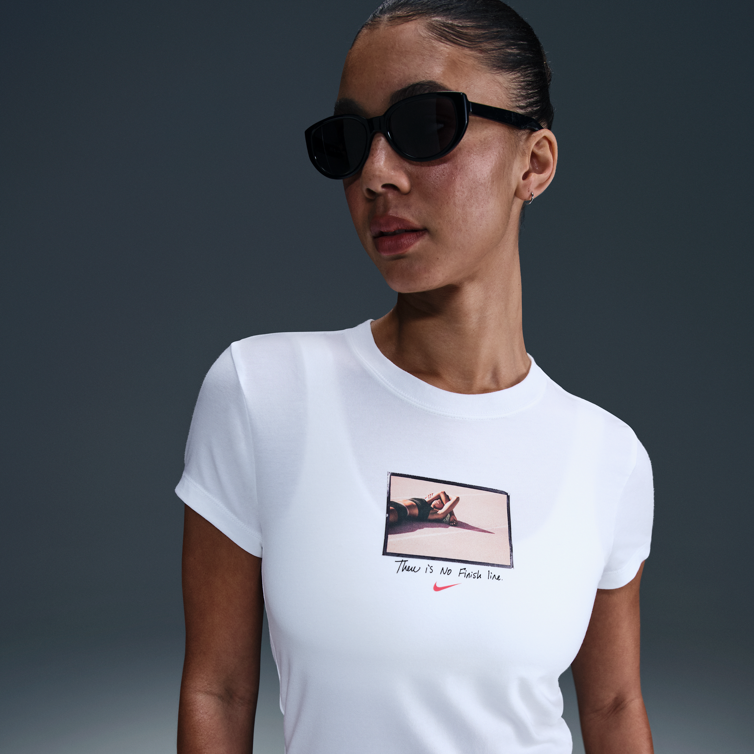 Nike Women's  Sportswear Chill Knit Slim Cropped T-shirt In White