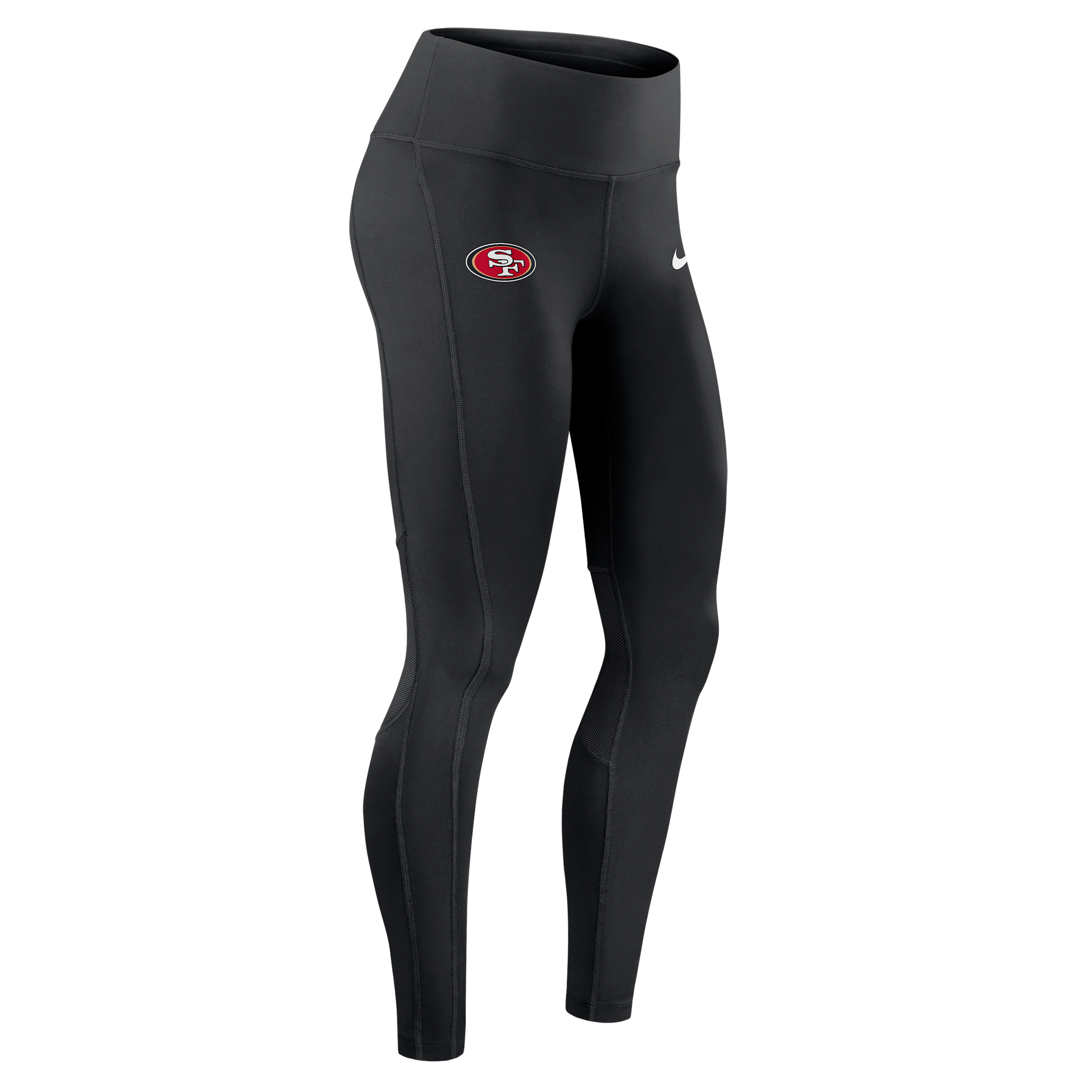Nike Black Detroit Lions Primetime Epic Fast Performance Leggings In Black